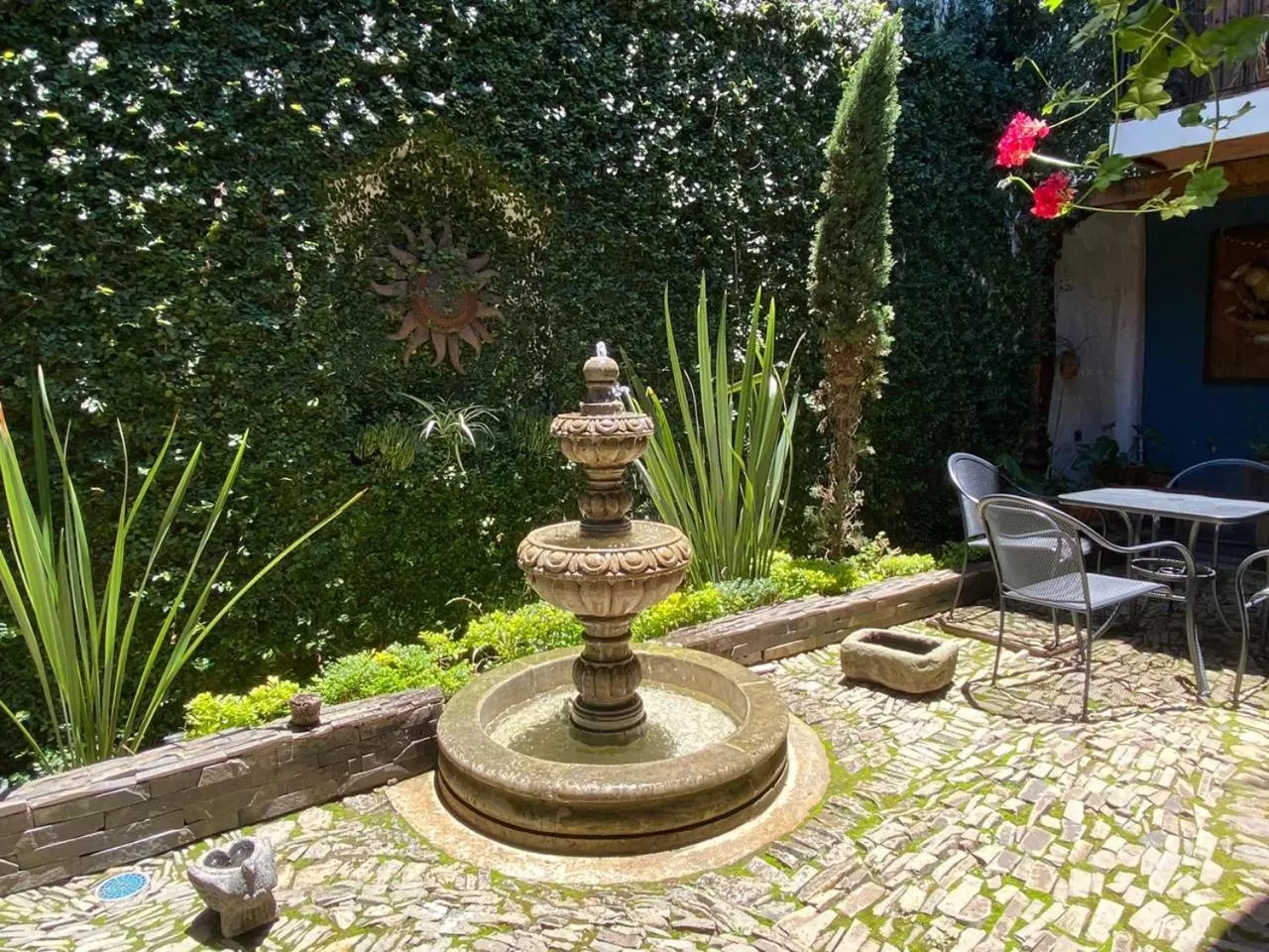Patio in Hotel Mi Pueblito Tapalpa