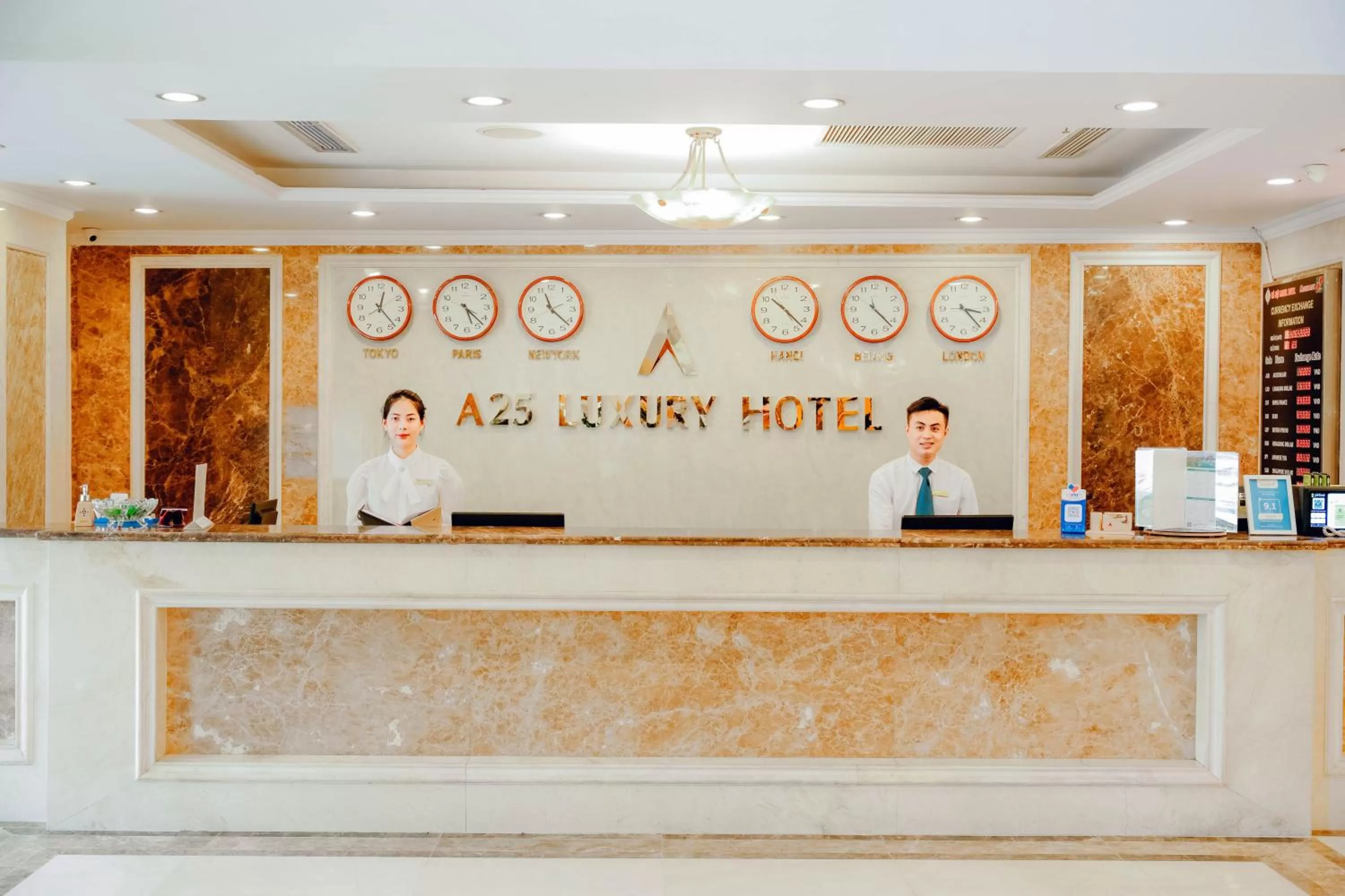 Lobby or reception in A25 Luxury Hotel