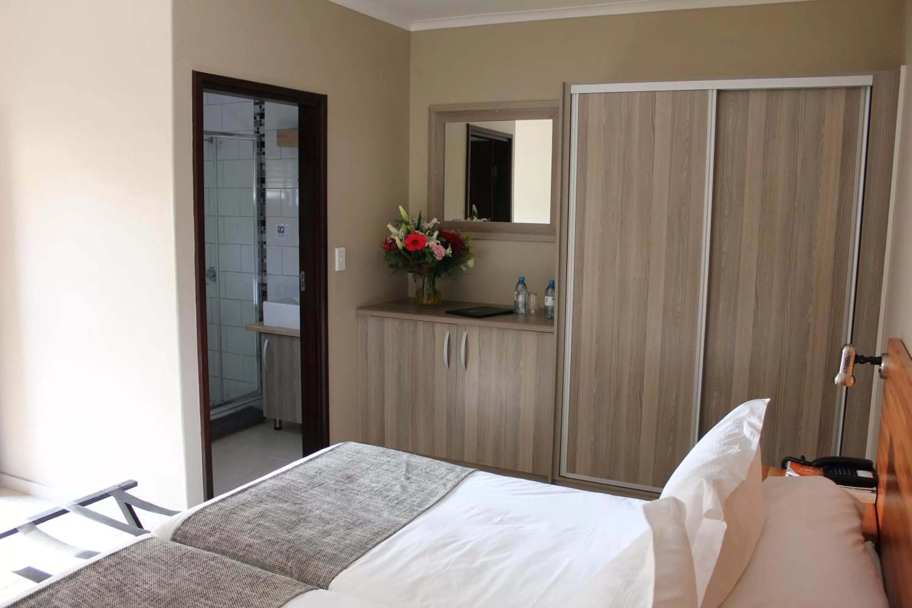 Bedroom, Bed in Prost Hotel Swakopmund Namibia