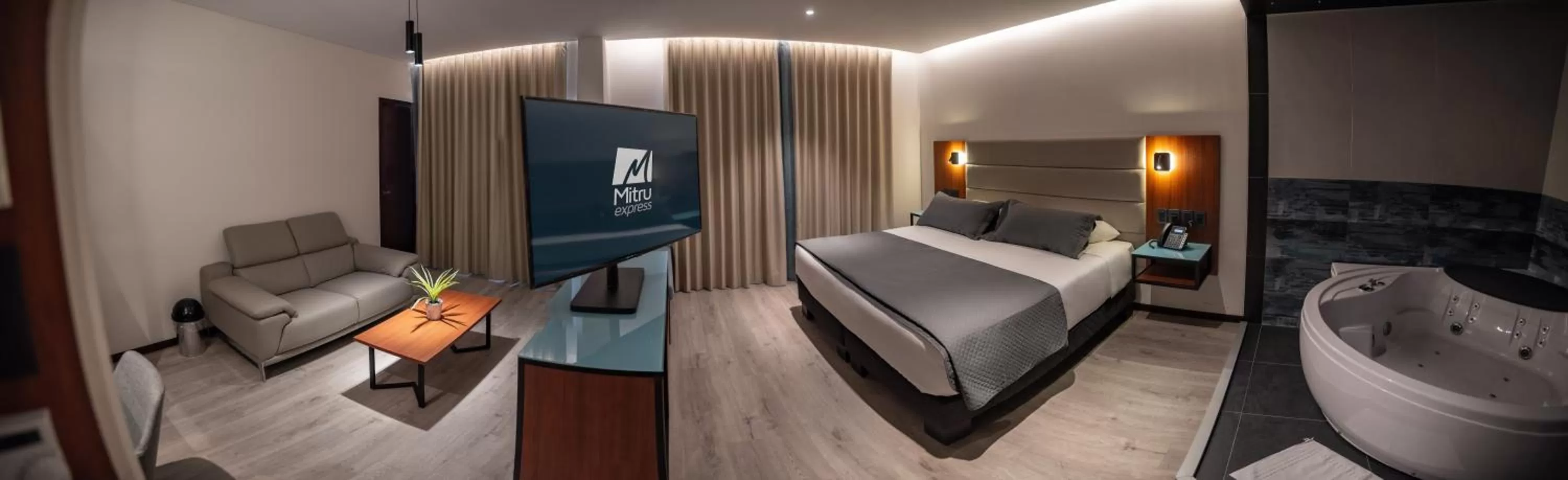 Bed in Mitru Express Hotel