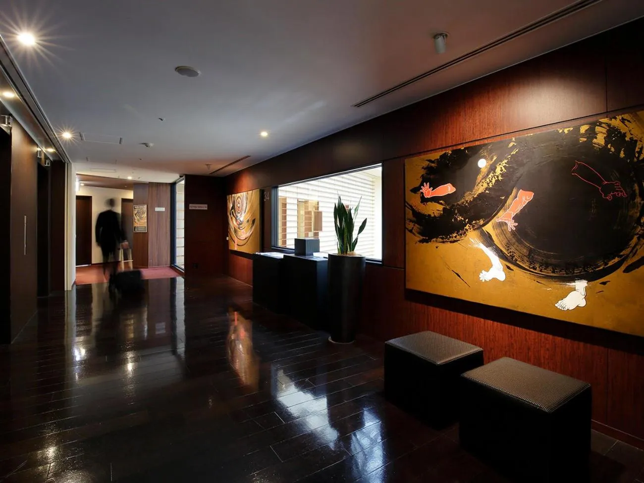 Decorative detail in Park Hotel Tokyo