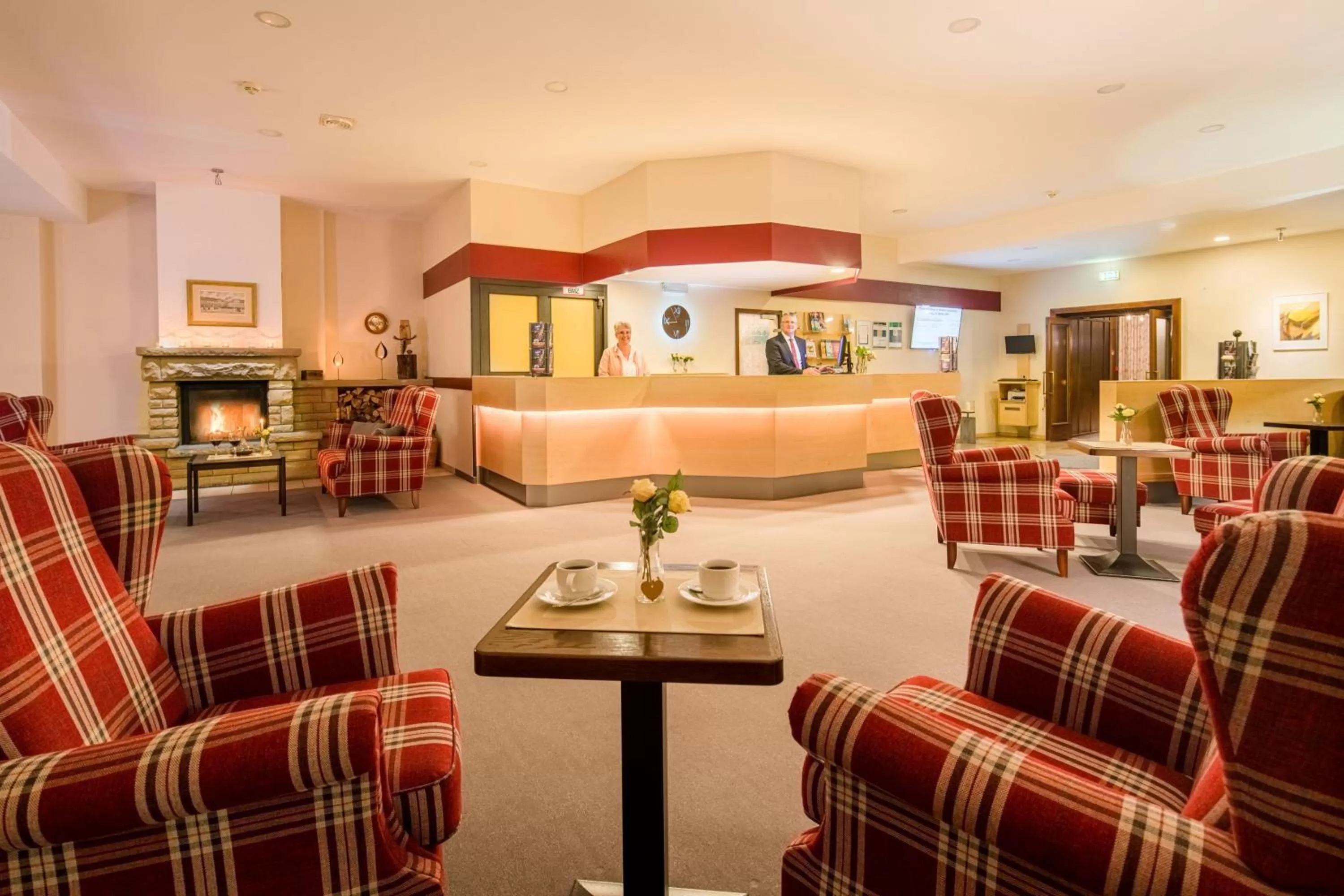 Lobby or reception in Waldhotel Schäferberg