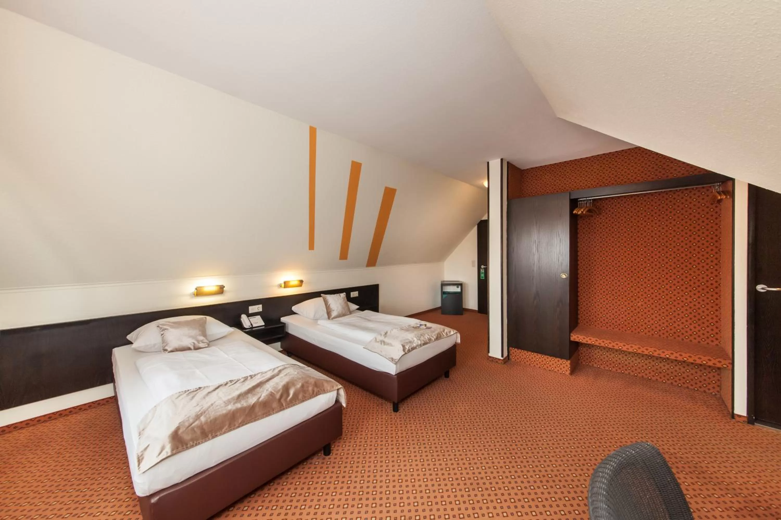 Photo of the whole room, Bed in Hotel Strohgäu