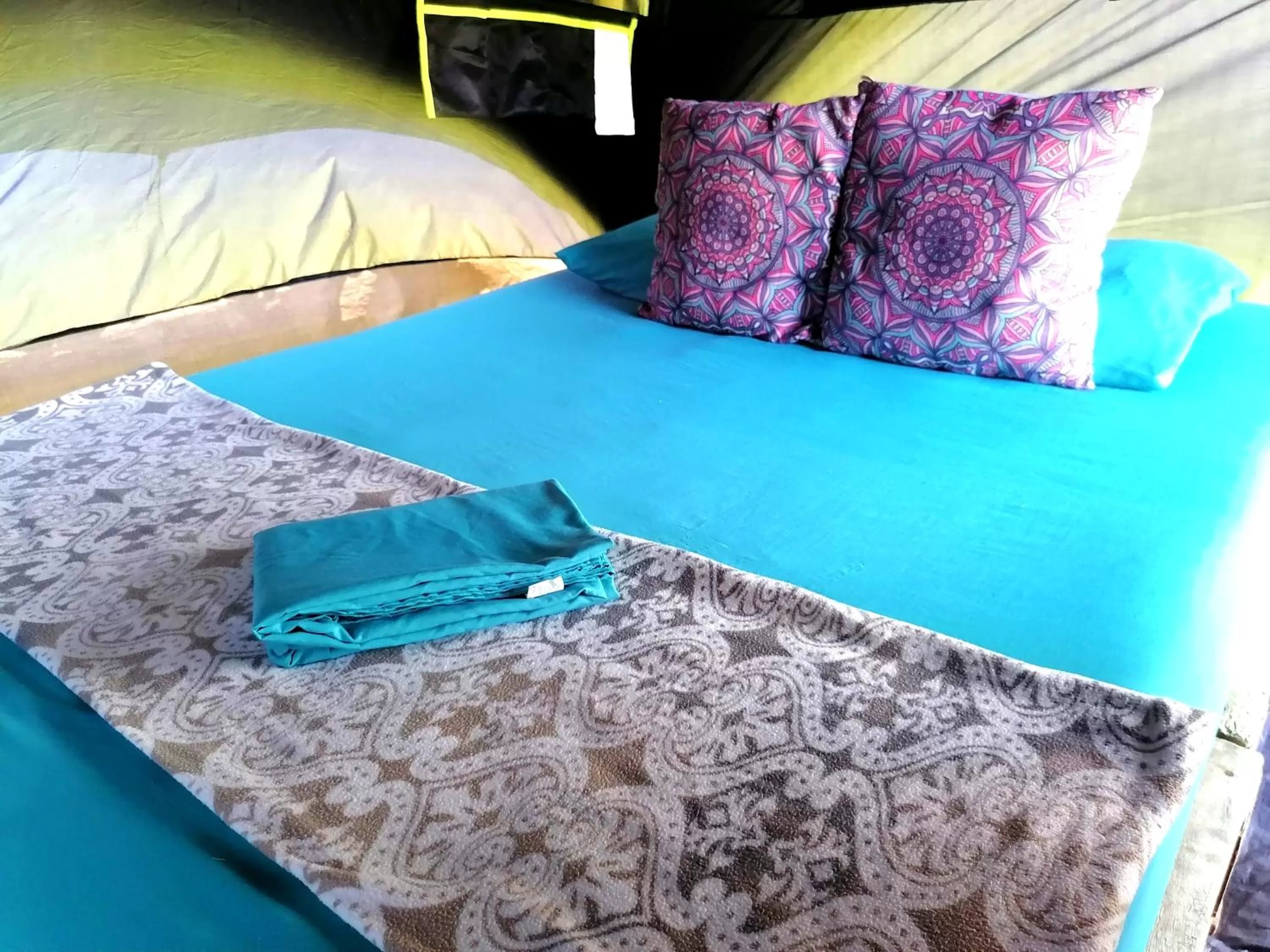 Bed in Rustico Arenal B&B