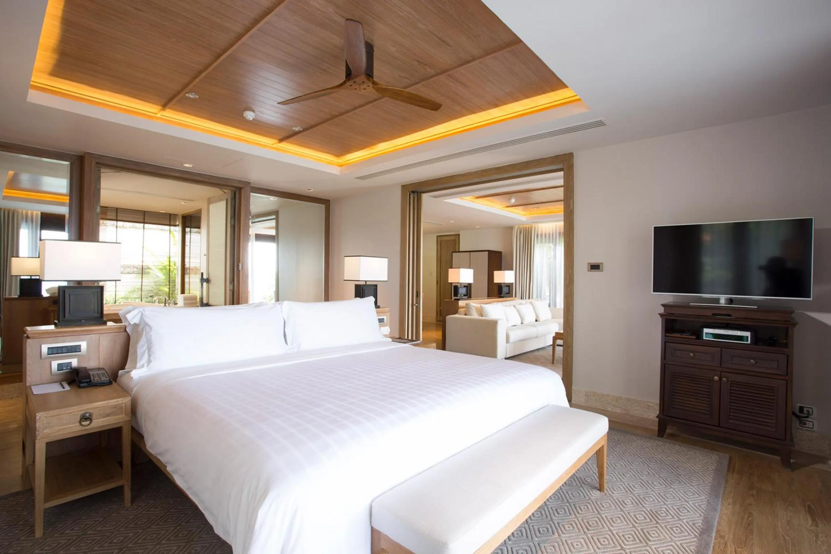 Bedroom, Bed in Trisara Villas & Residences Phuket