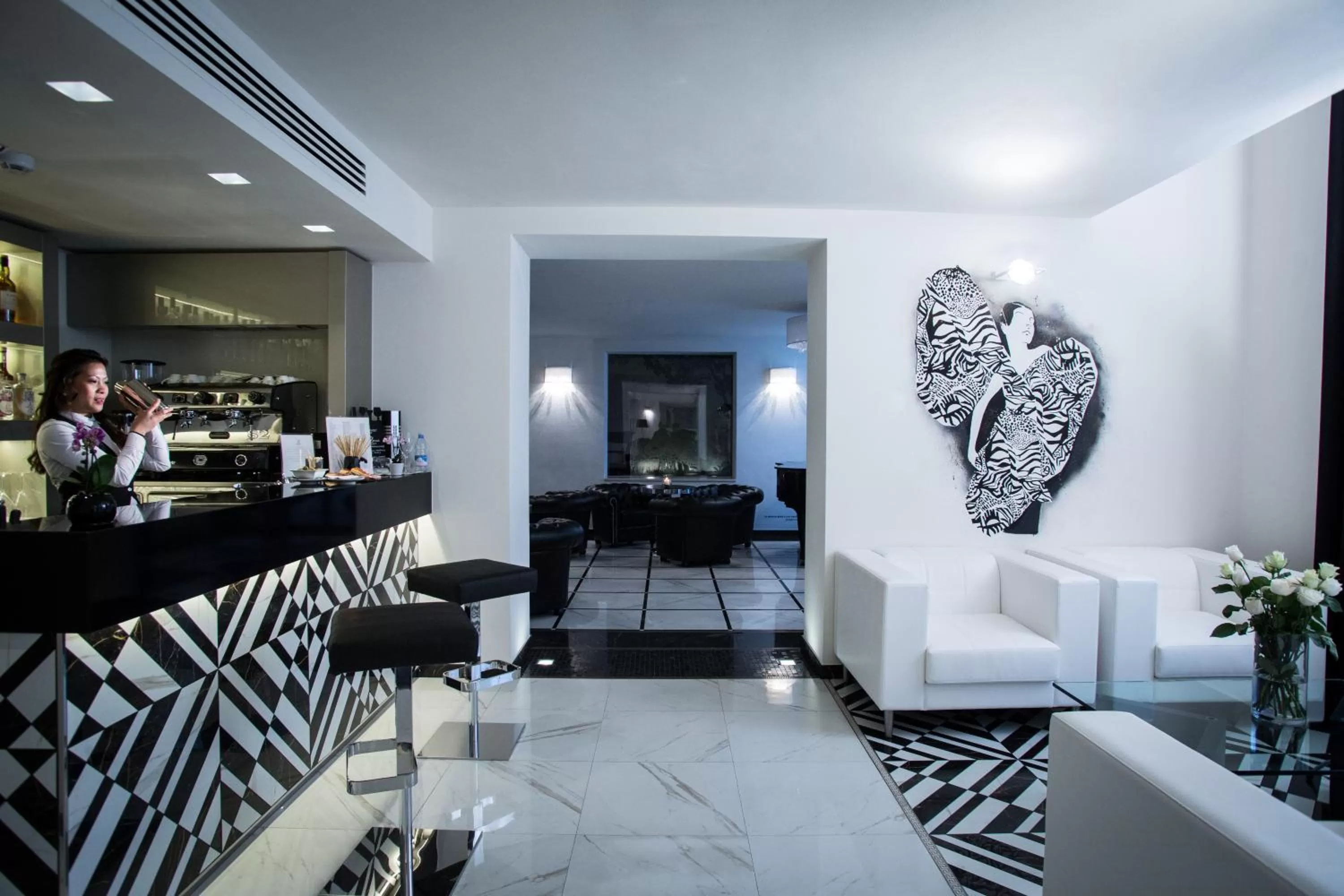 Lounge or bar in Best Western Premier Milano Palace Hotel