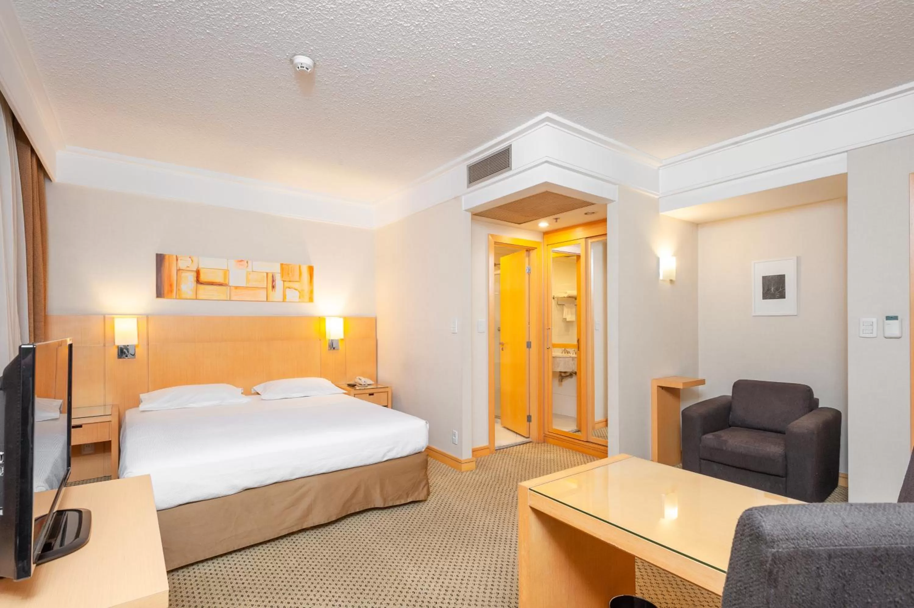 TV and multimedia, Bed in Slaviero Guarulhos Aeroporto