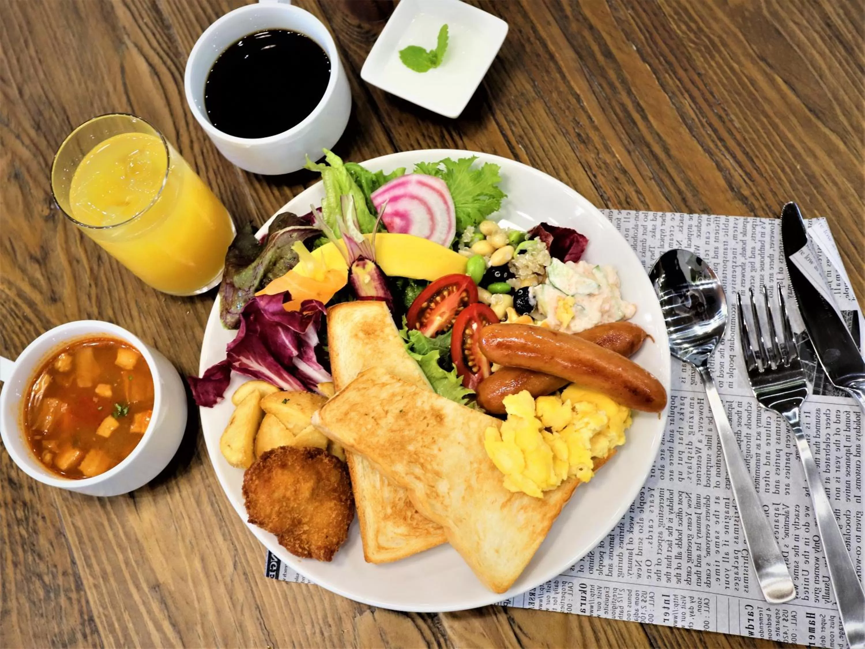 Buffet breakfast in Green Rich Hotel Yonago Ekimae (Artificial hot spring Futamata Yunohana)