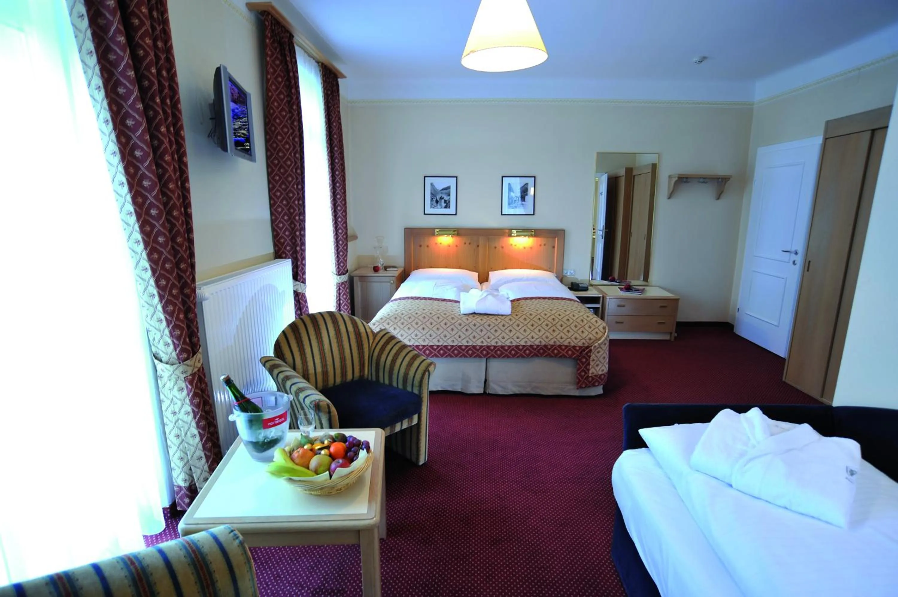 Decorative detail, Bed in Hotel Gisela