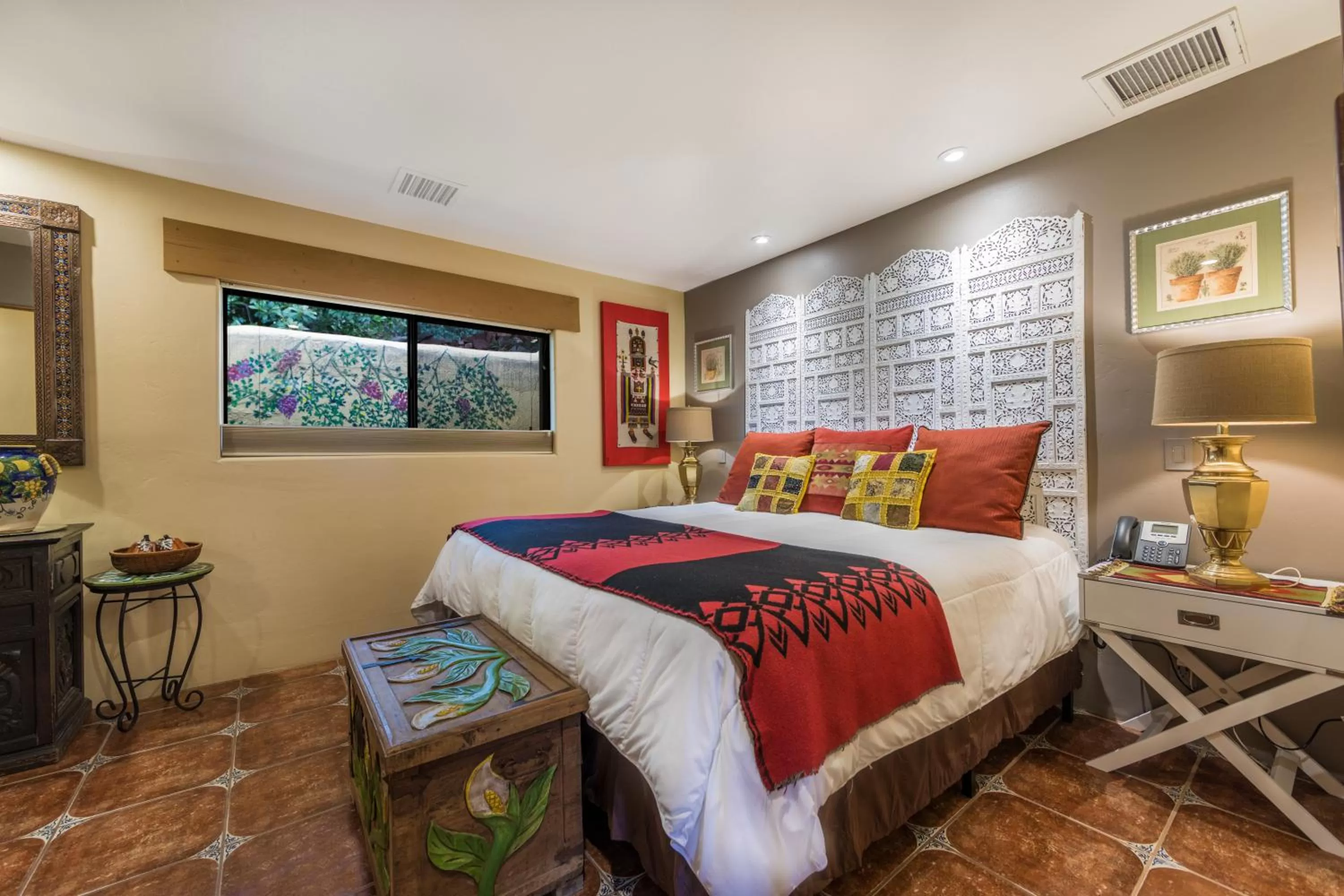 Bedroom, Bed in A Sunset Chateau