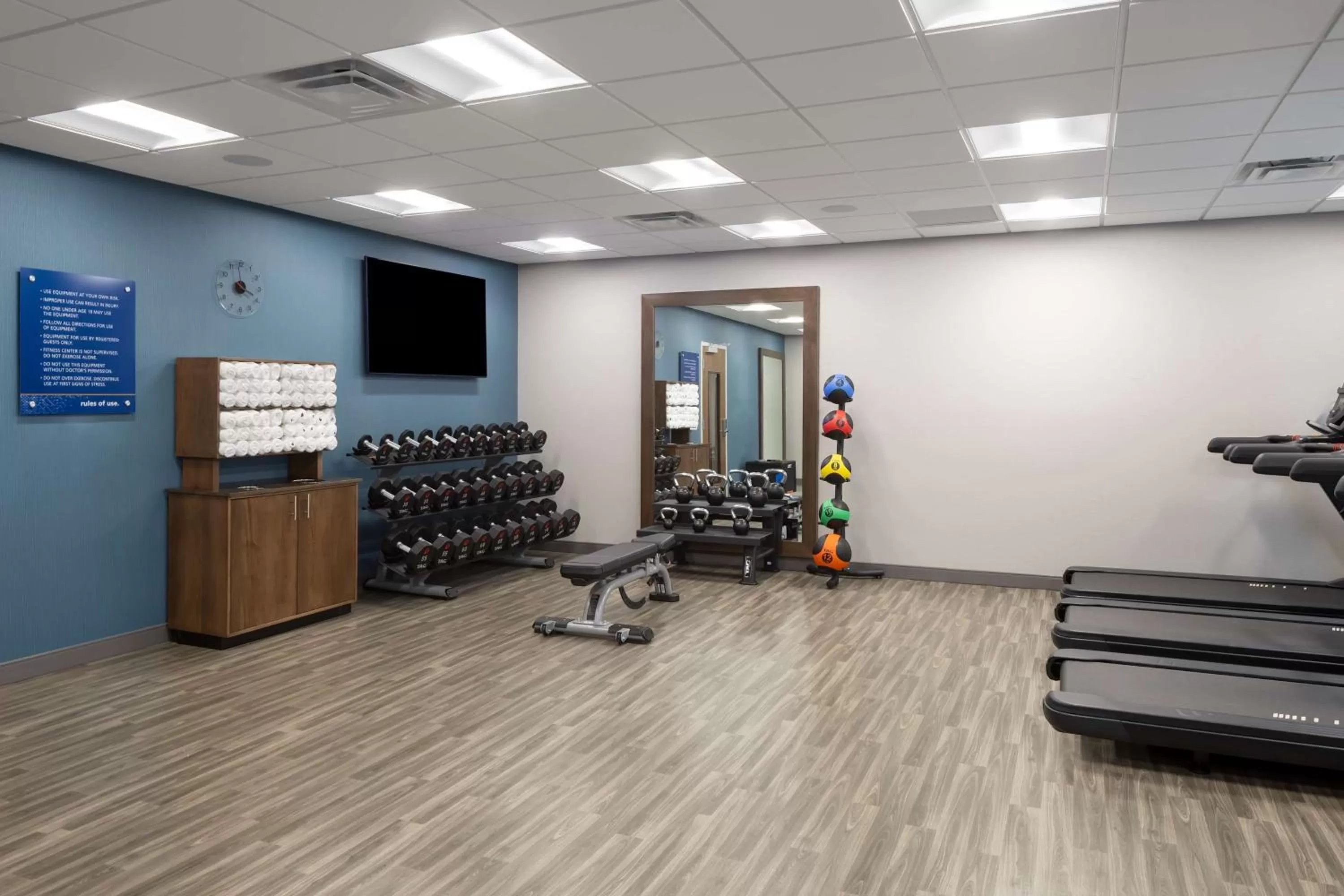 Fitness centre/facilities in Hampton Inn Hornell
