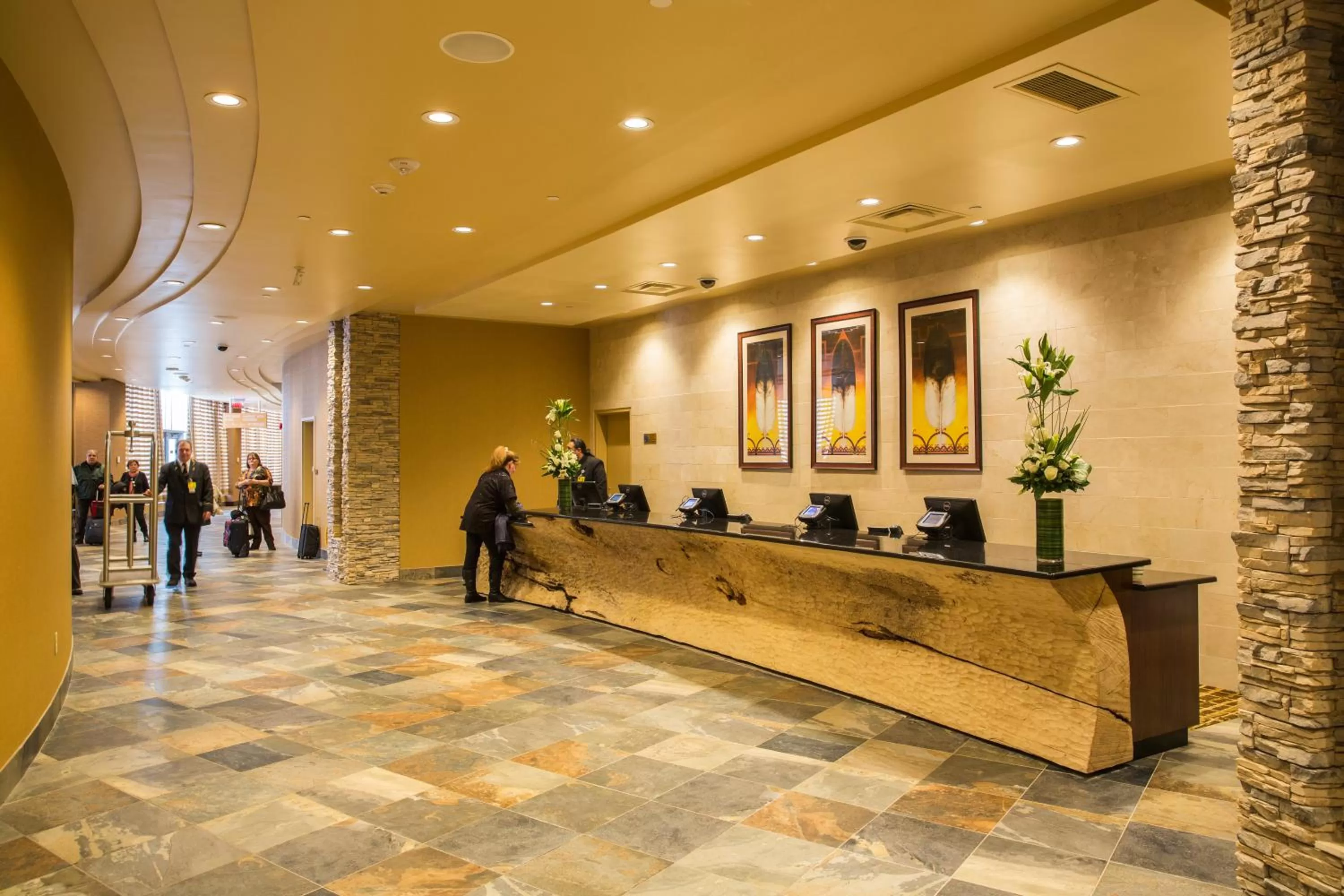 Lobby or reception in Akwesasne Mohawk Casino Resort and Players Inn Hotel -formerly Comfort Inn and Suites Hogansburg NY