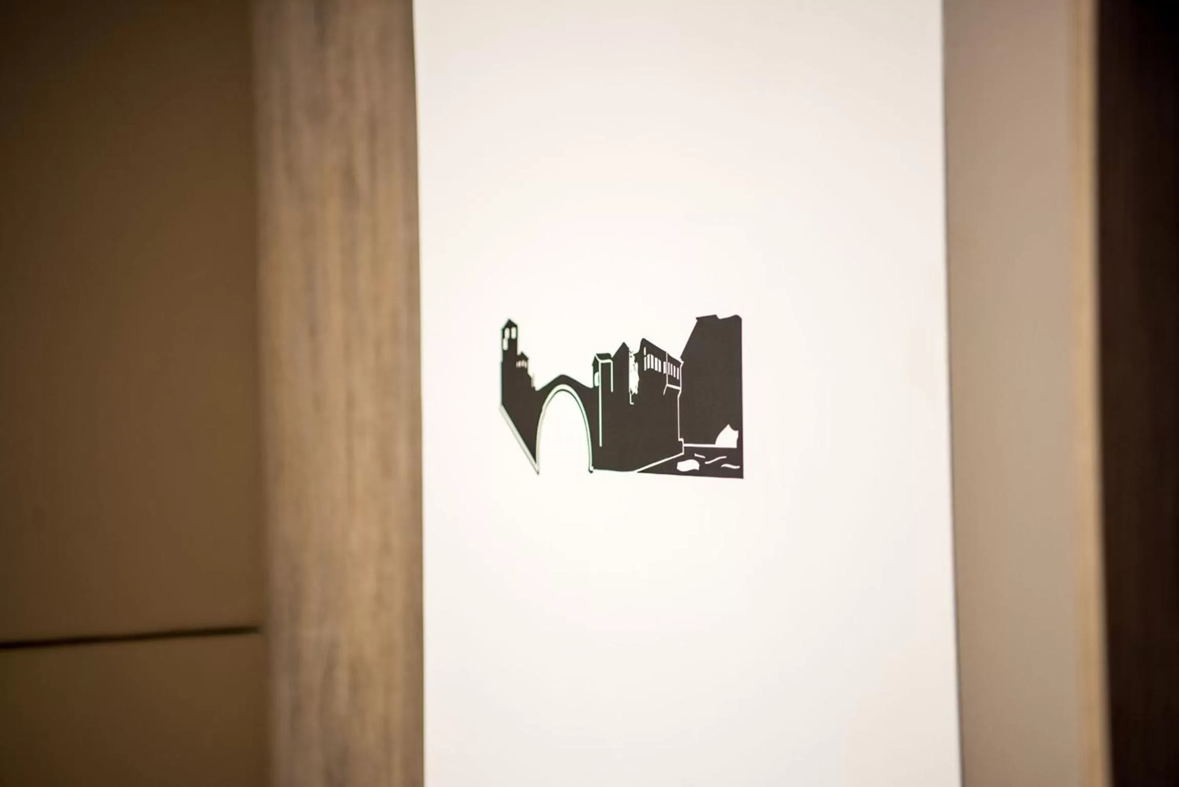 Decorative detail in Heritage Hotel Gate of Sarajevo