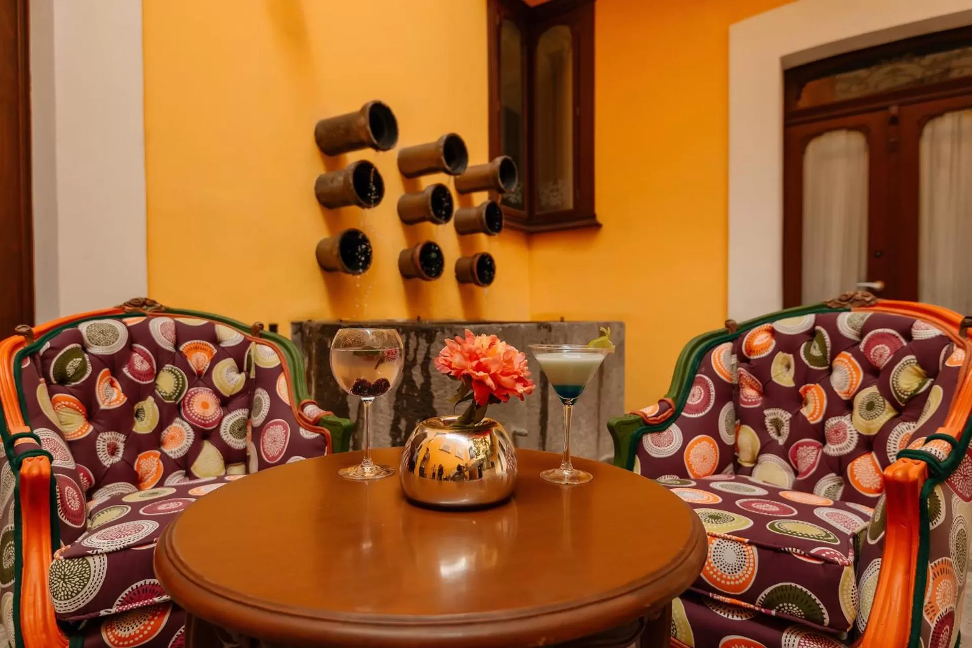 Seating area in Hotel Marqués del Ángel