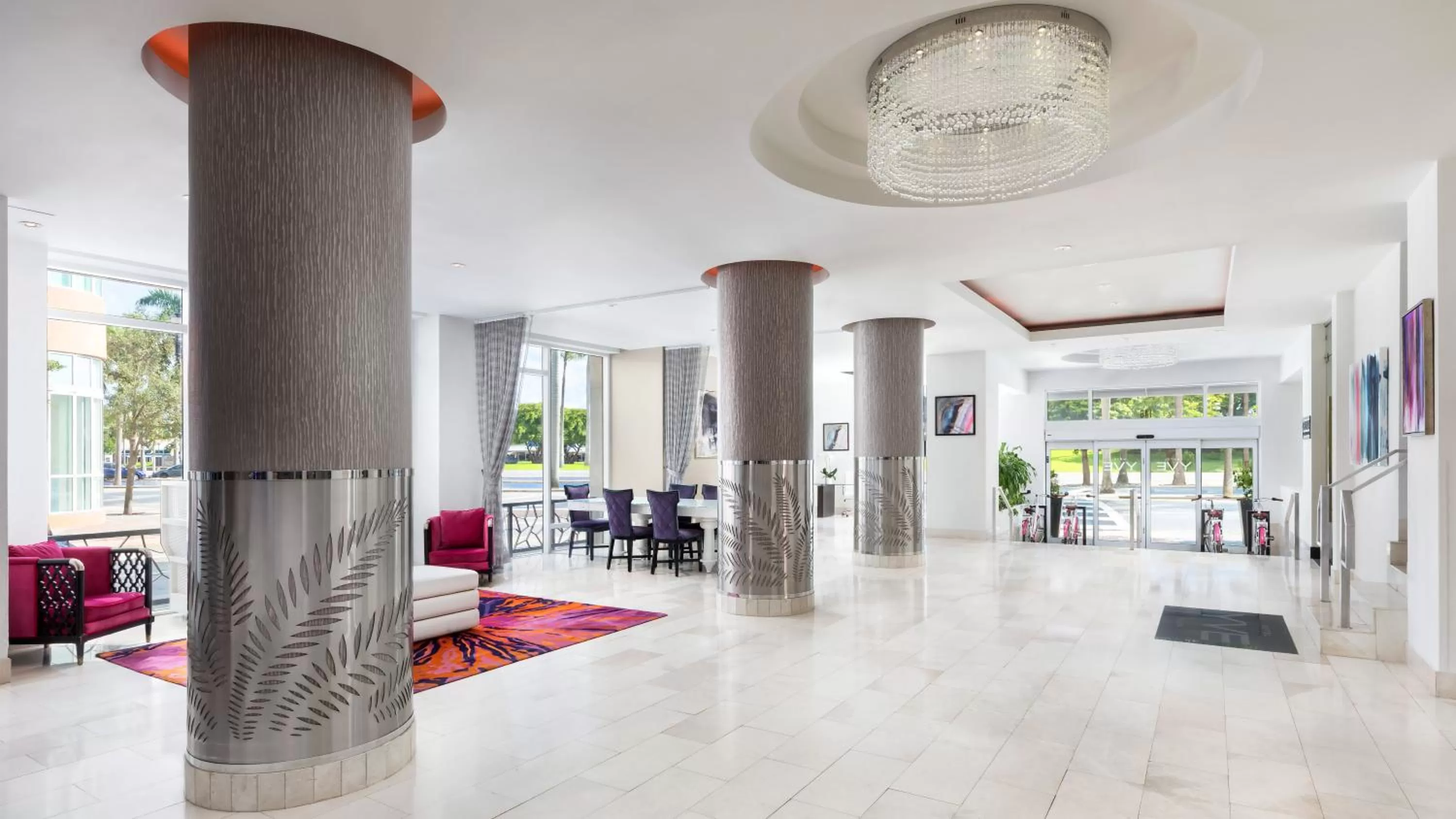Lobby or reception in YVE Hotel Miami