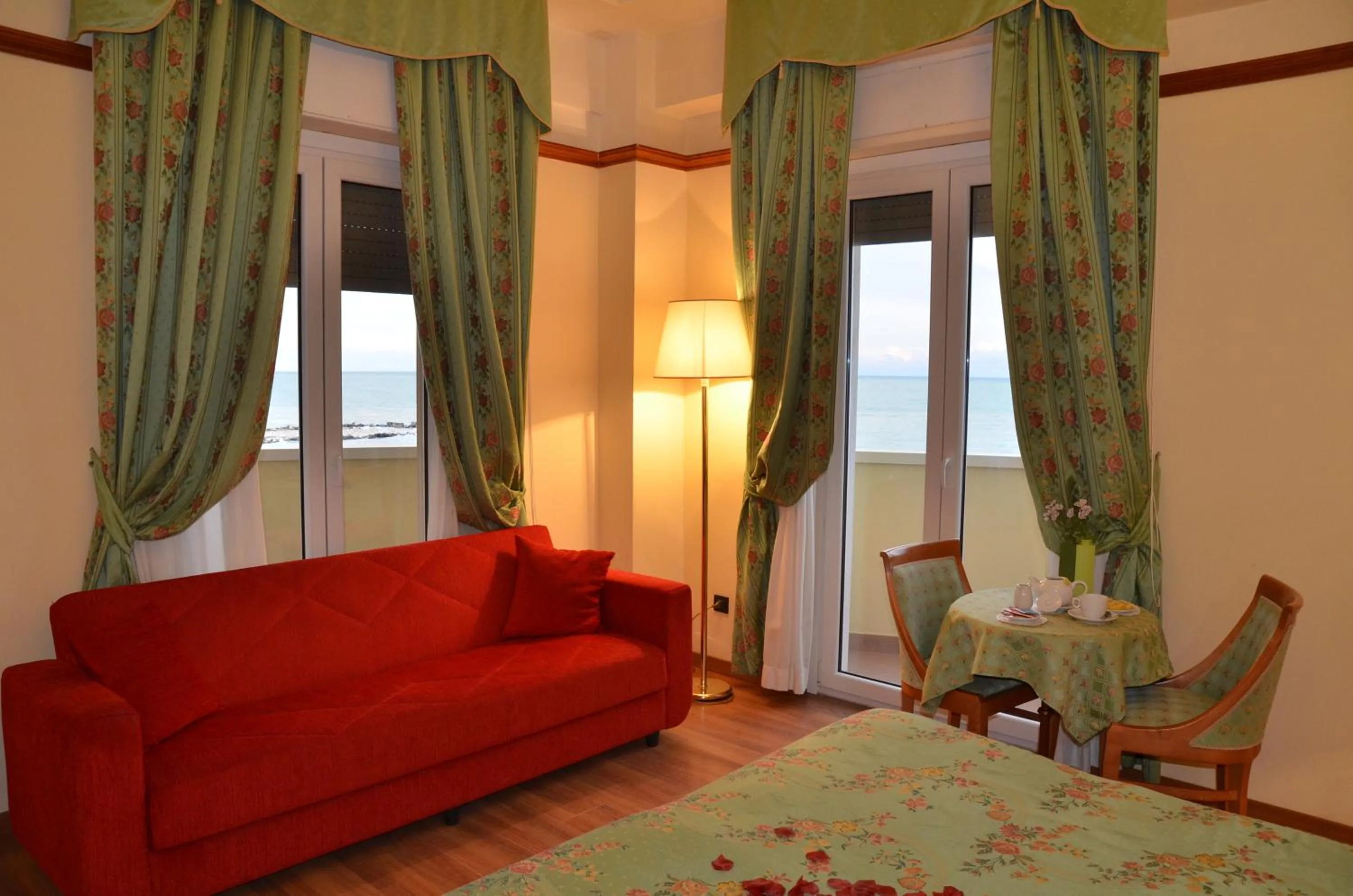 Decorative detail, Bed in Grand Hotel Montesilvano