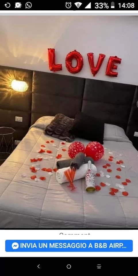 Bed in AIRPORT BARi DELUXE