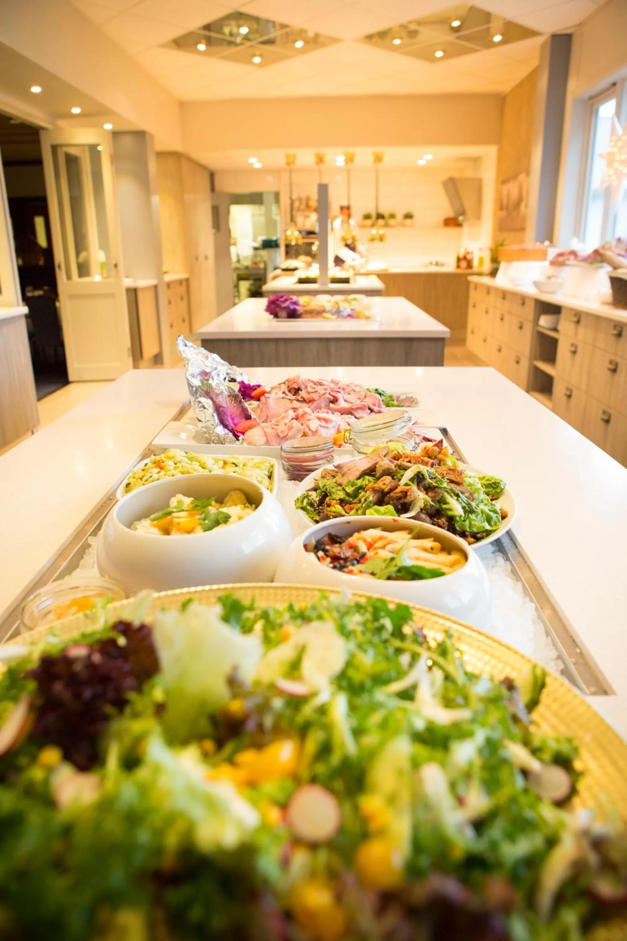 Buffet breakfast in Rosfjord Strandhotel