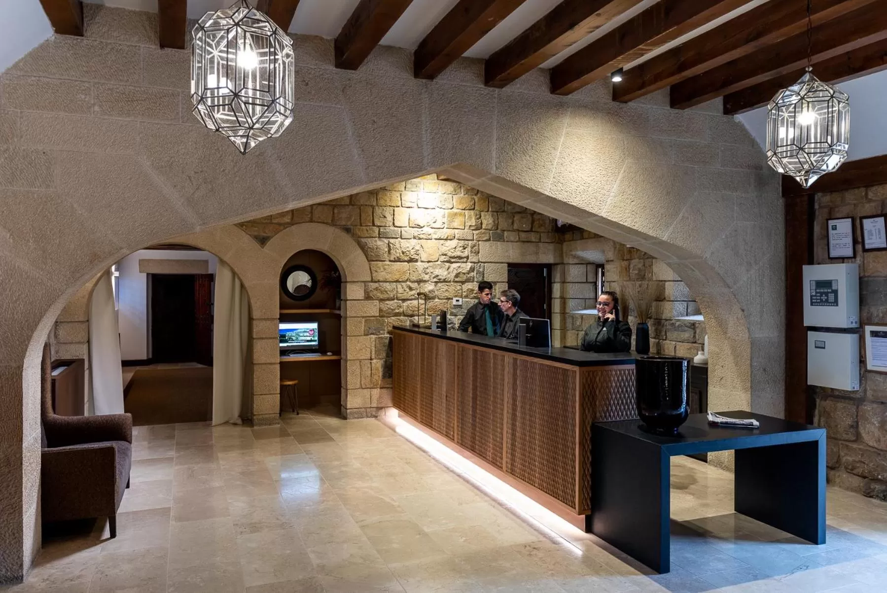 Lobby or reception in Parador de Jaén