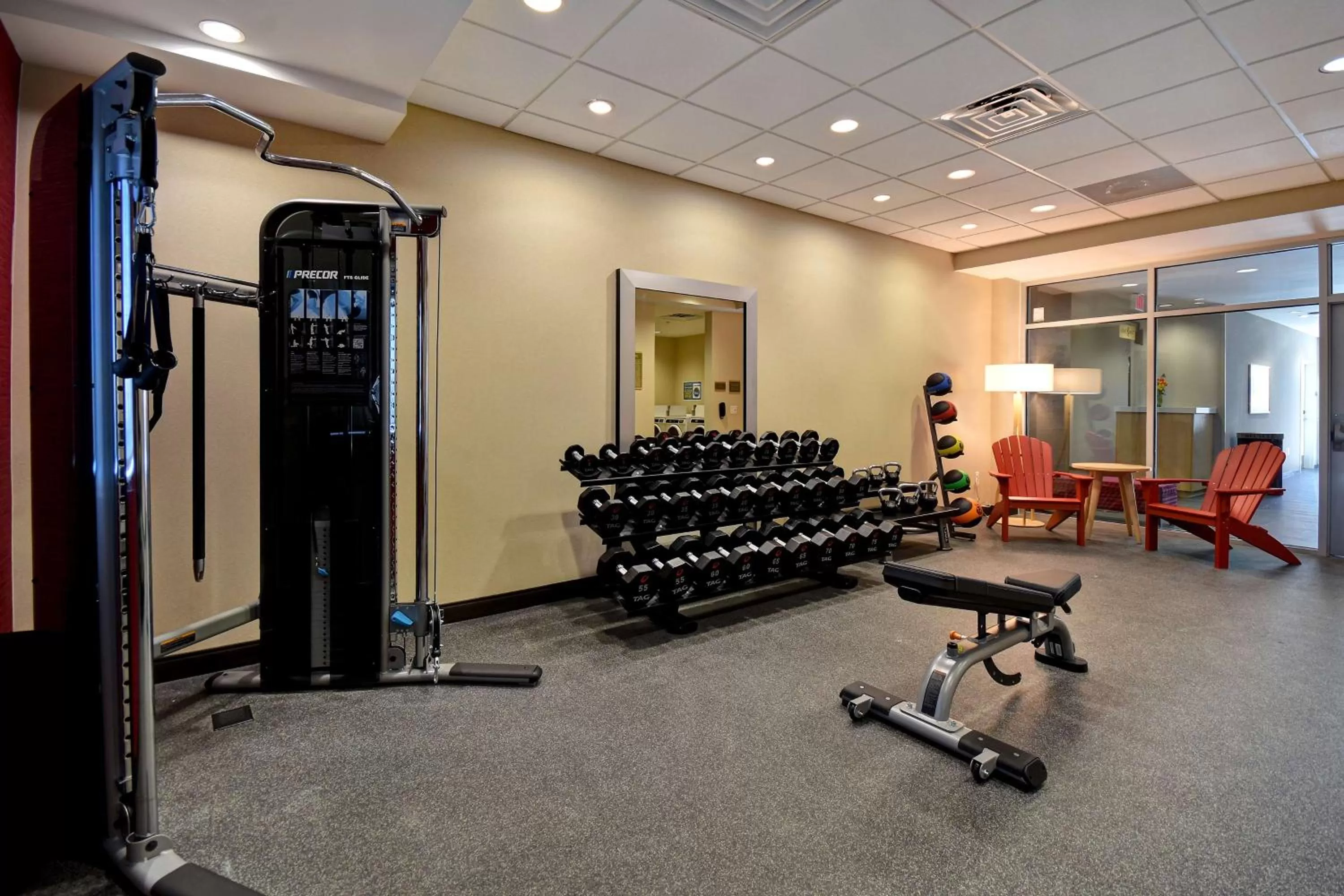 Fitness centre/facilities in Home2 Suites By Hilton Odessa