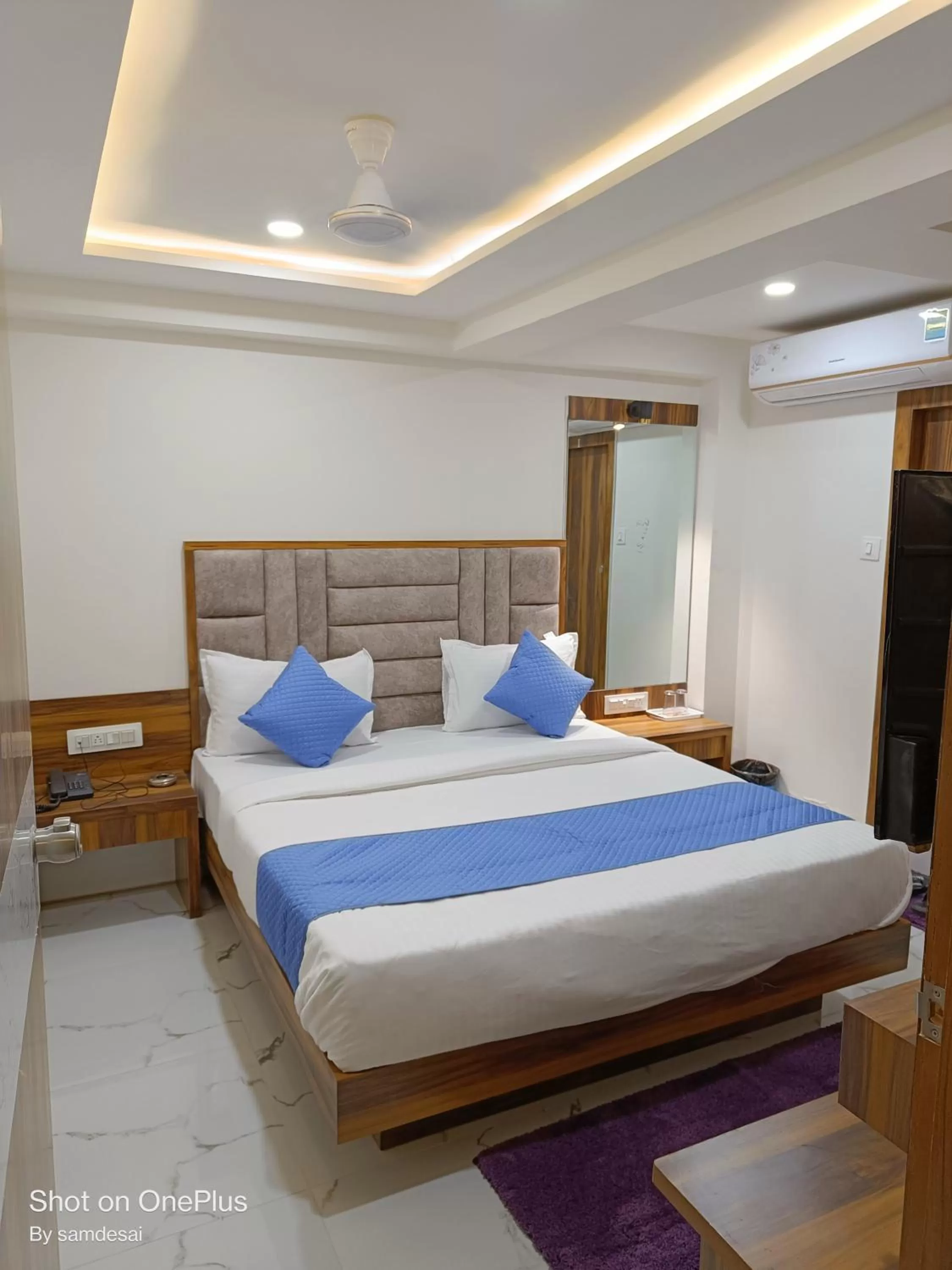 Bed in HOTEL ROYAL GRAND