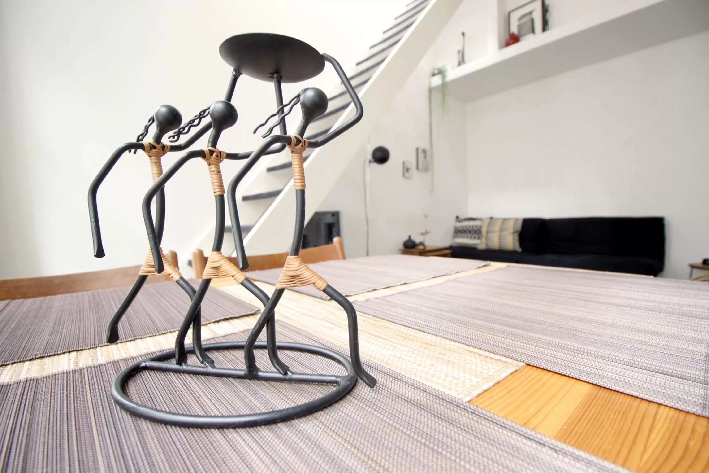 Decorative detail in Beautiful 2 floor Vondelpark apartment.