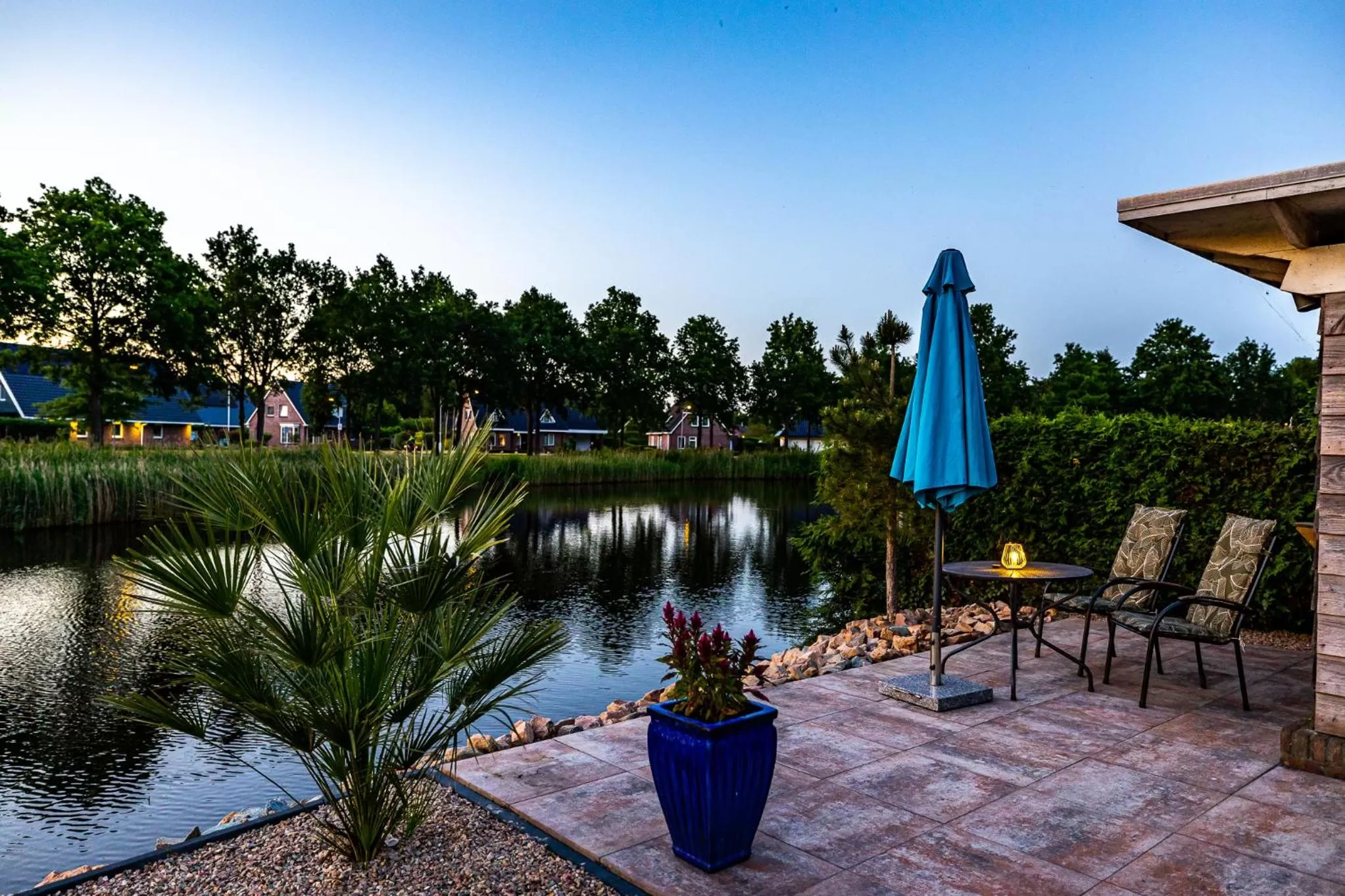 Natural landscape in B&B de Wiekeborg