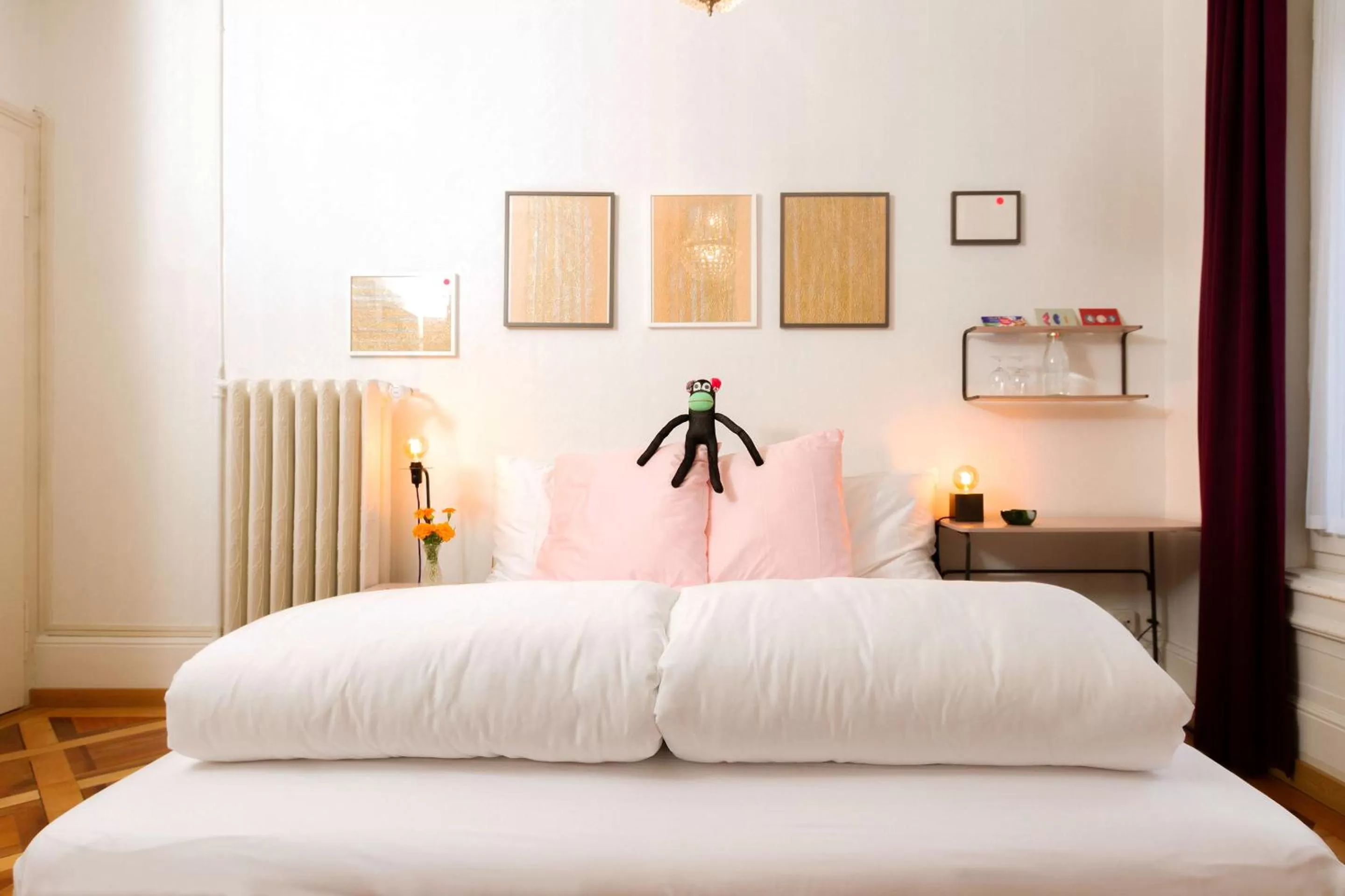 Bed in Hotel Beau Séjour Lucerne