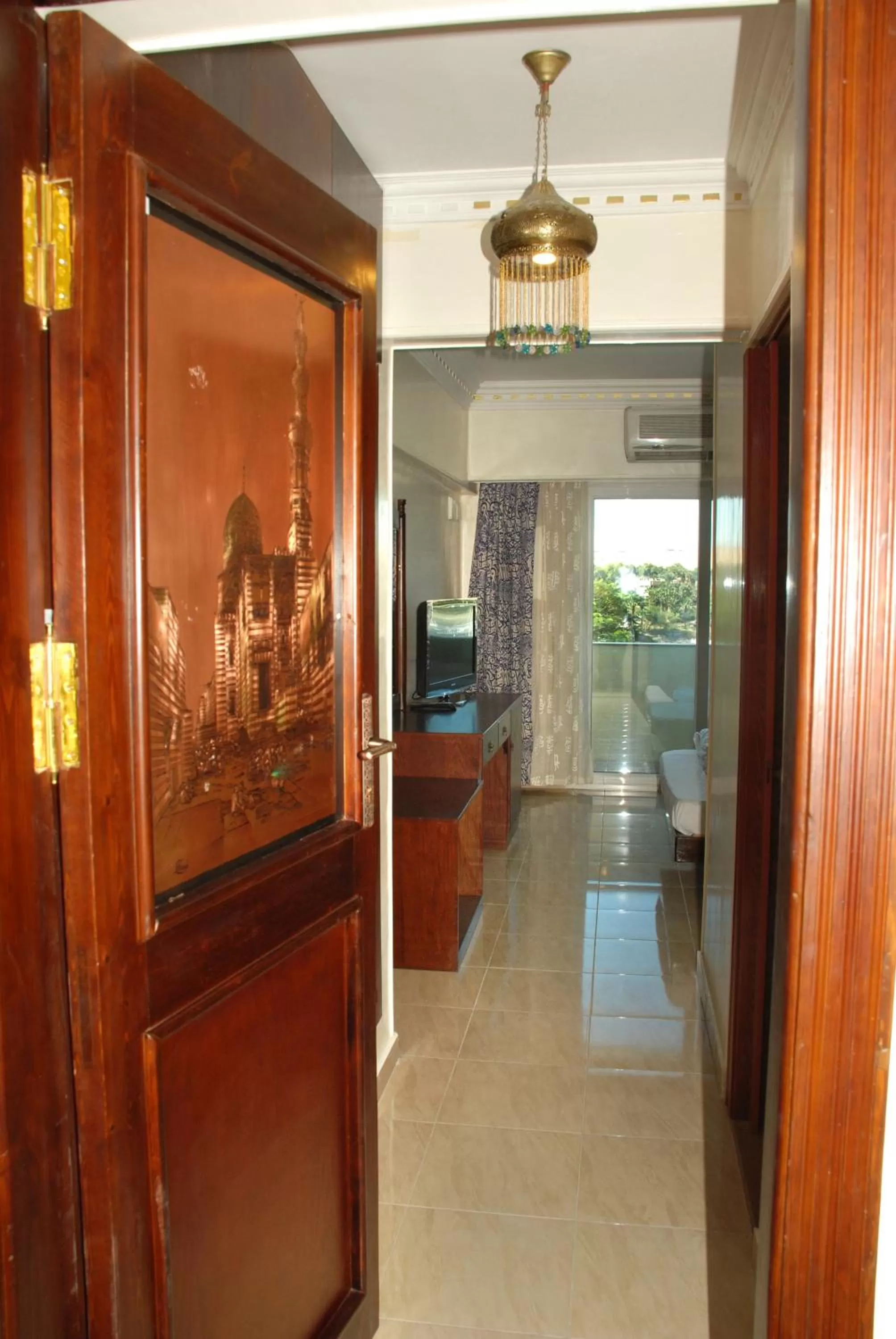 Decorative detail in Philae Hotel Aswan