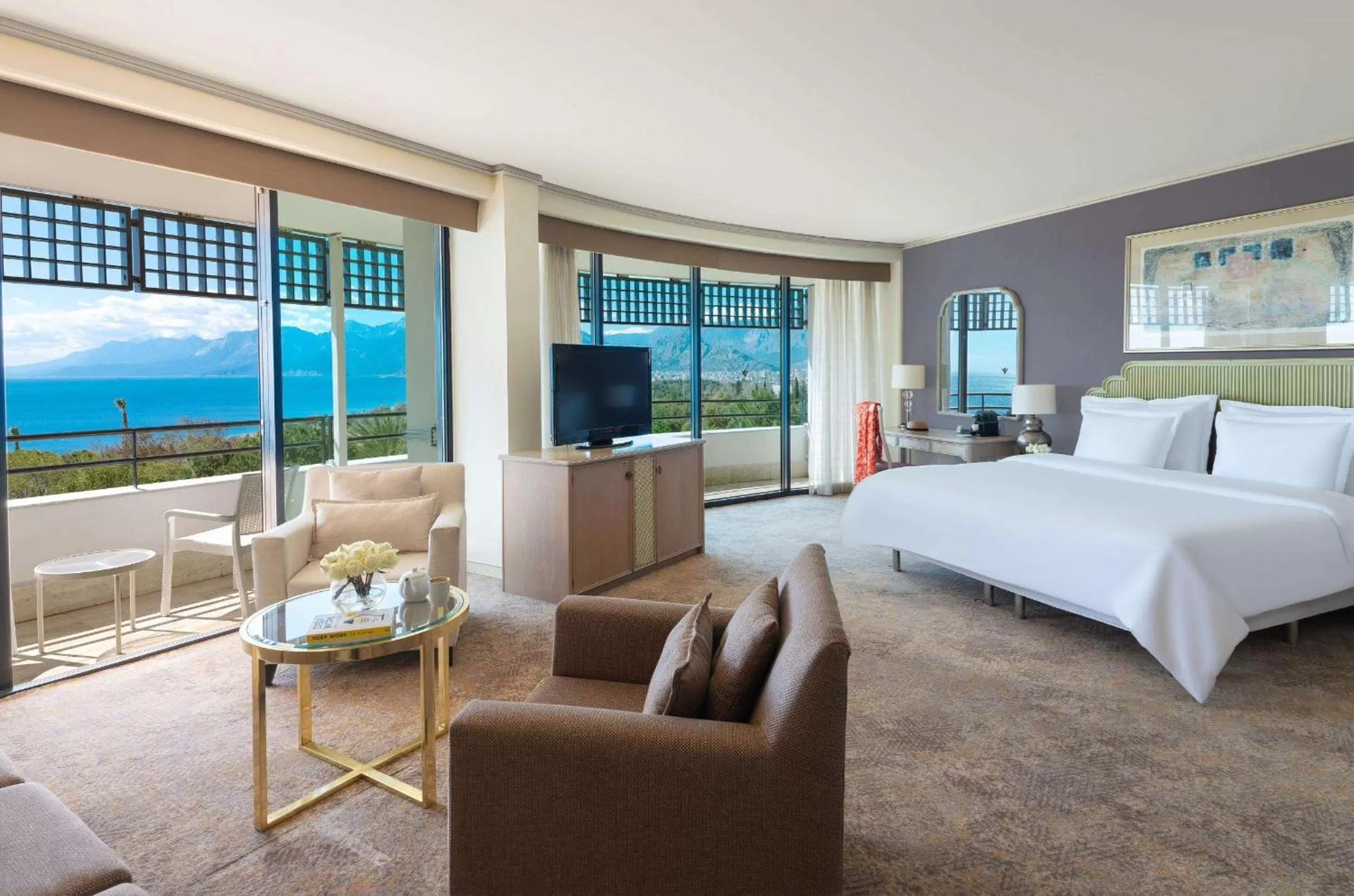 Bedroom, Bed in Rixos Downtown Antalya - The Land Of Legends Access