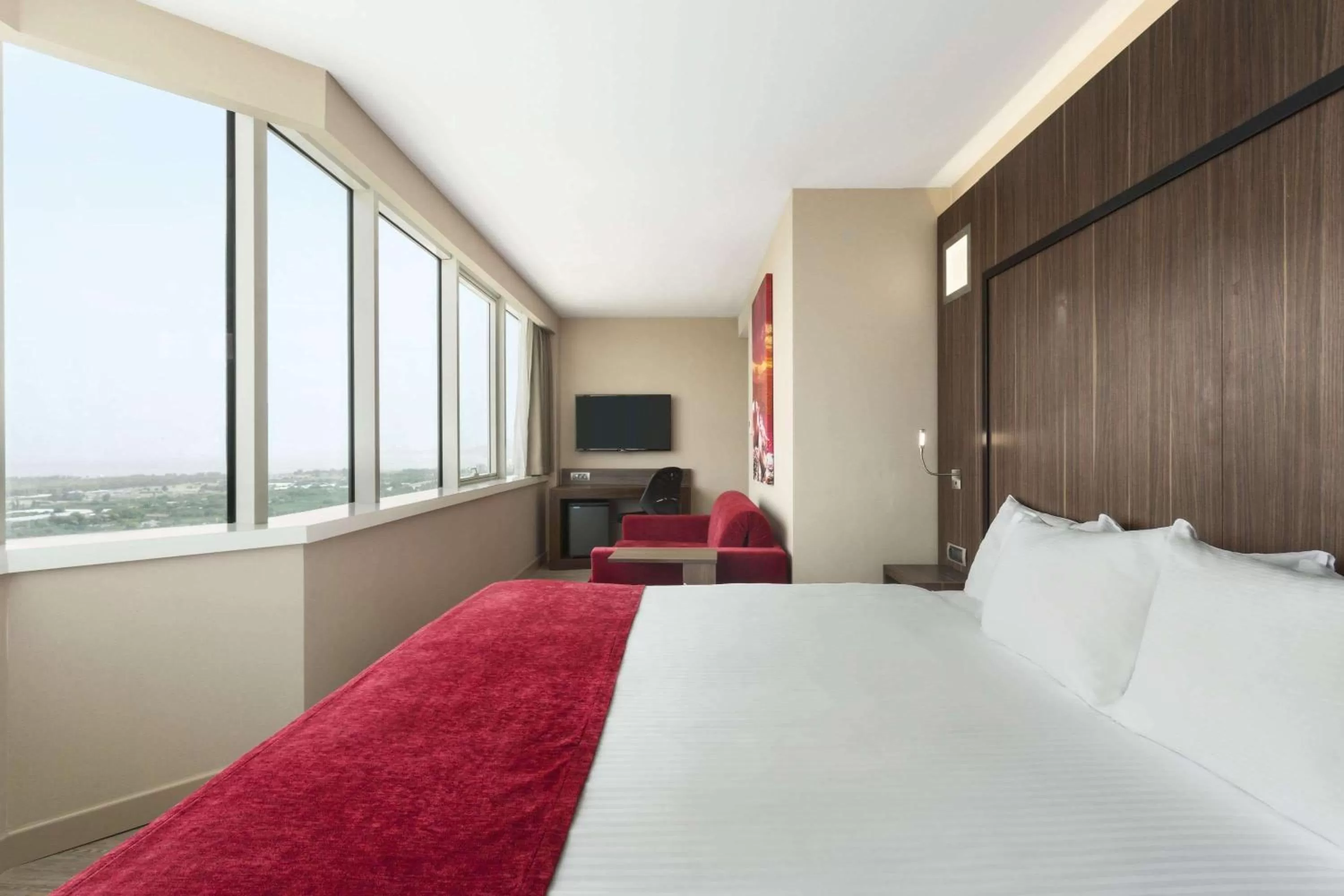 Photo of the whole room, Bed in Ramada Encore by Wyndham Izmir