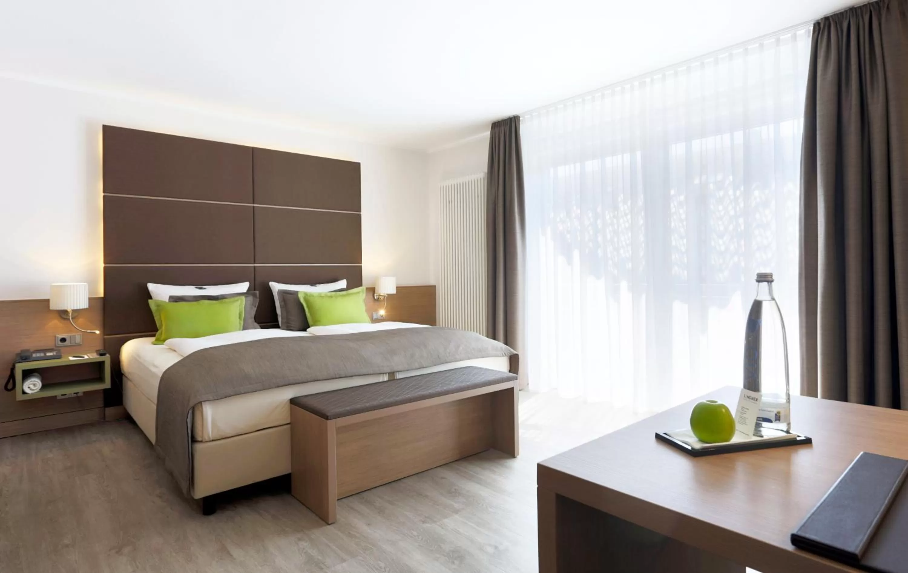 Photo of the whole room, Bed in Lindner Hotel Dusseldorf Airport, part of JdV by Hyatt
