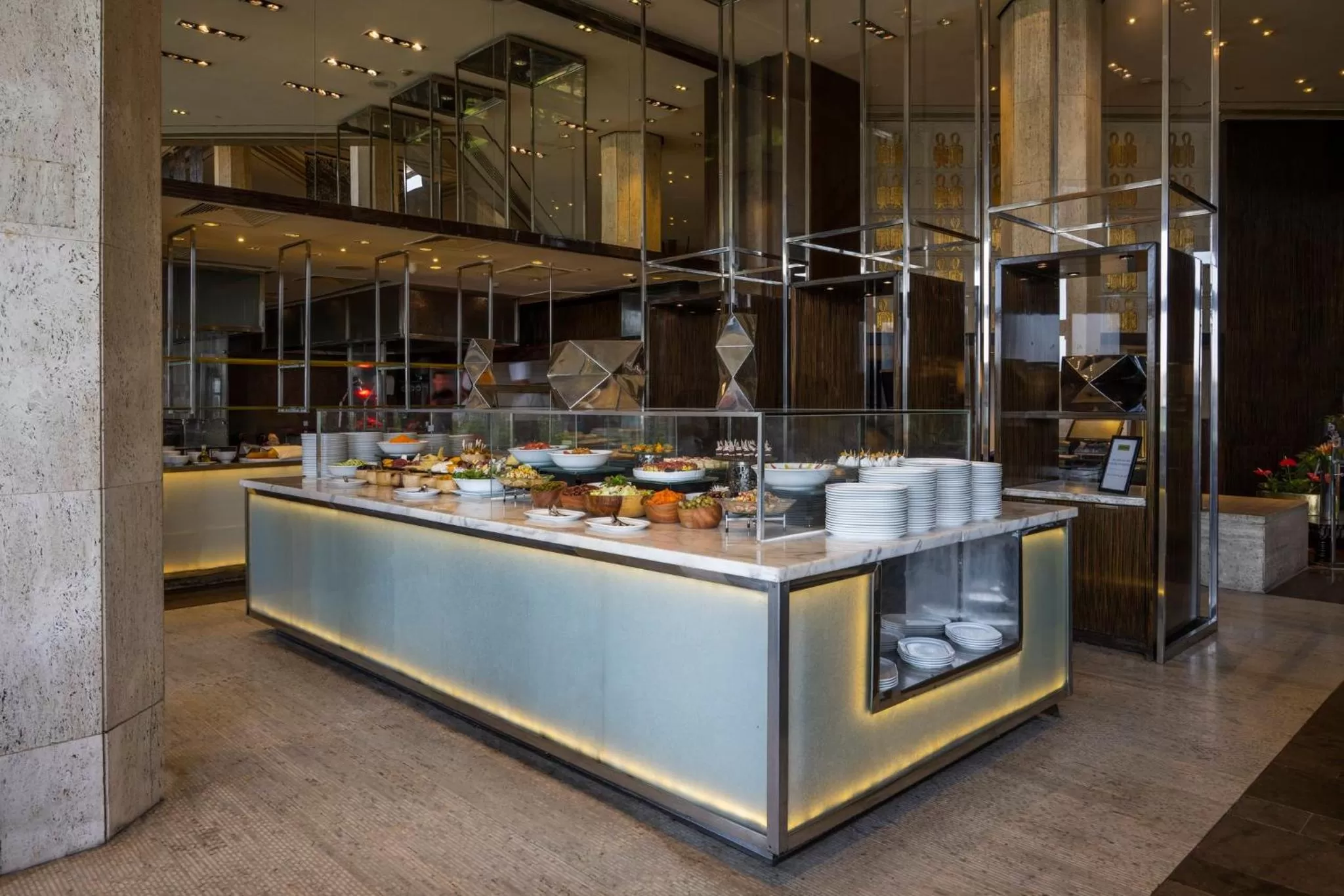 Breakfast in InterContinental Cairo Semiramis by IHG