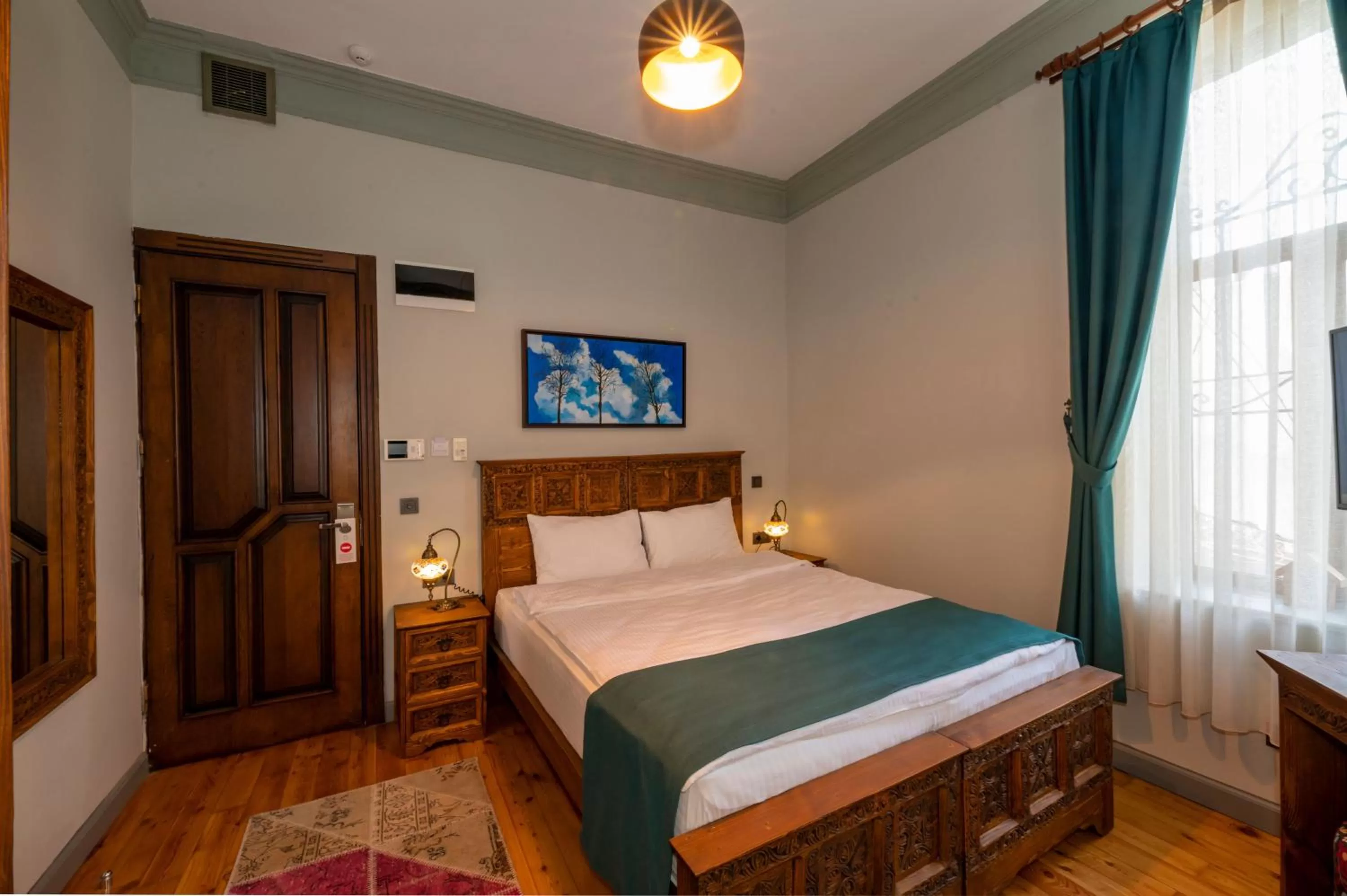 Bed in O'Pera Okanlı Suites