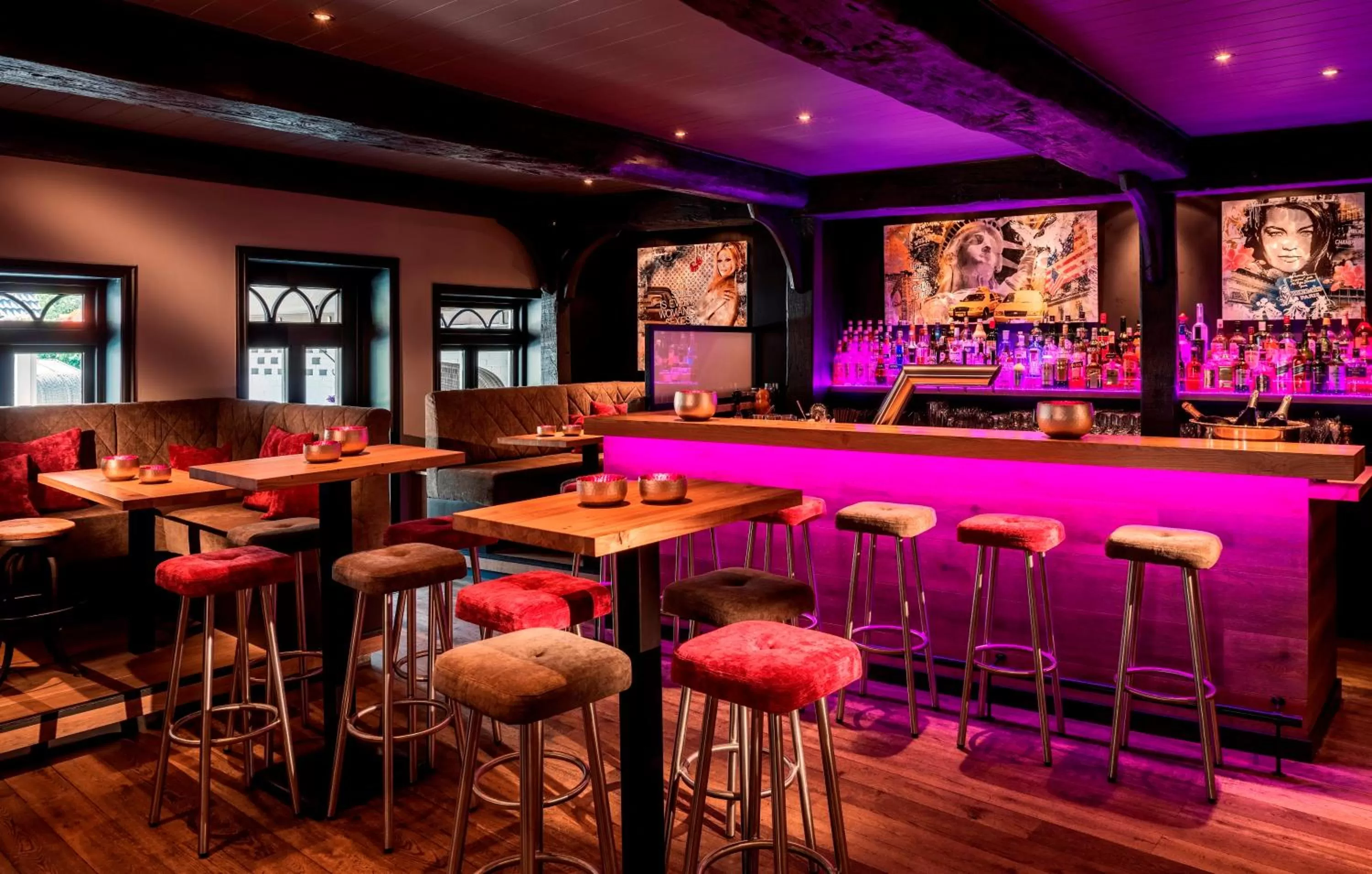 Lounge or bar in Relais & Châteaux Landhaus Stricker