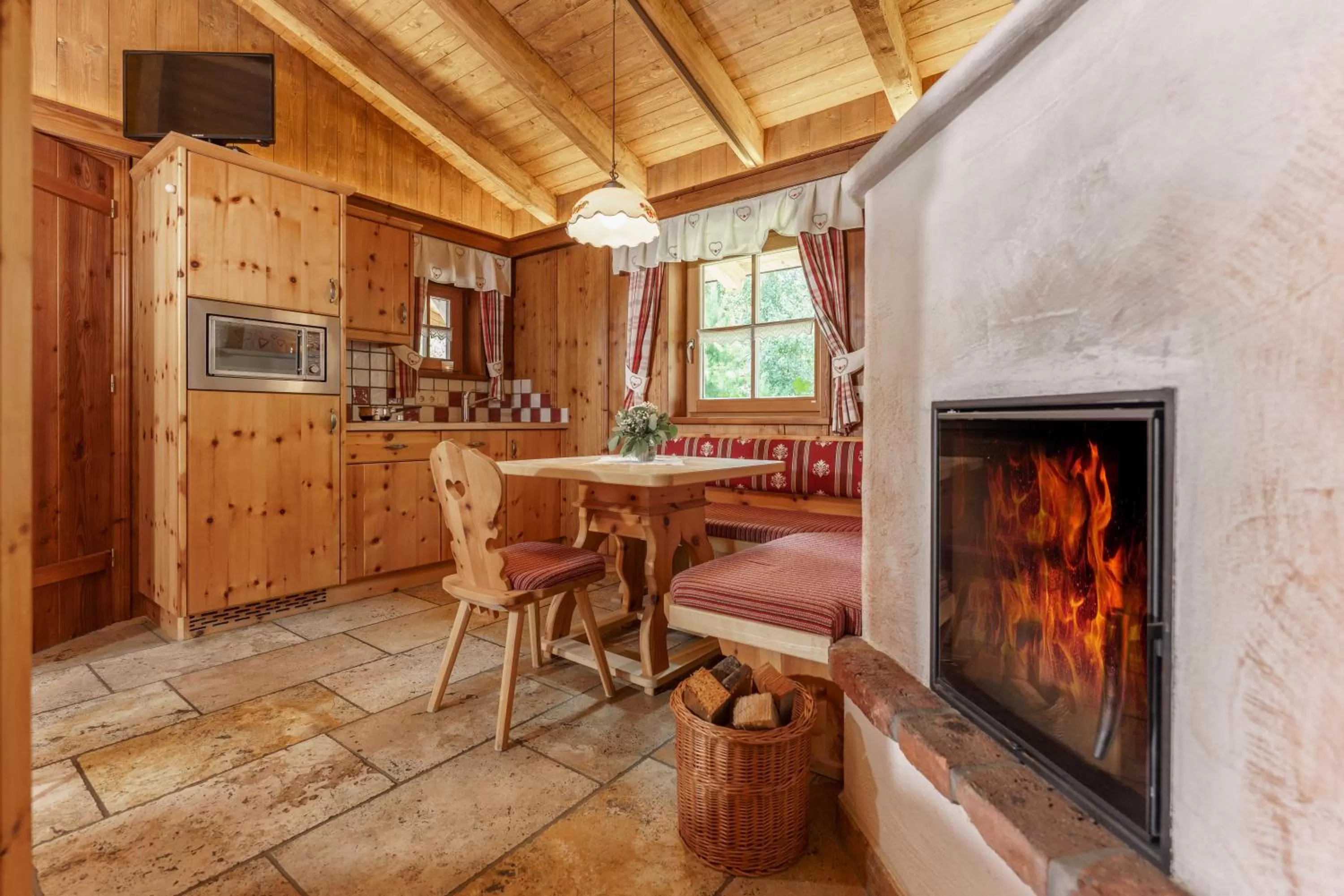 Kitchen or kitchenette in Almwelt Austria