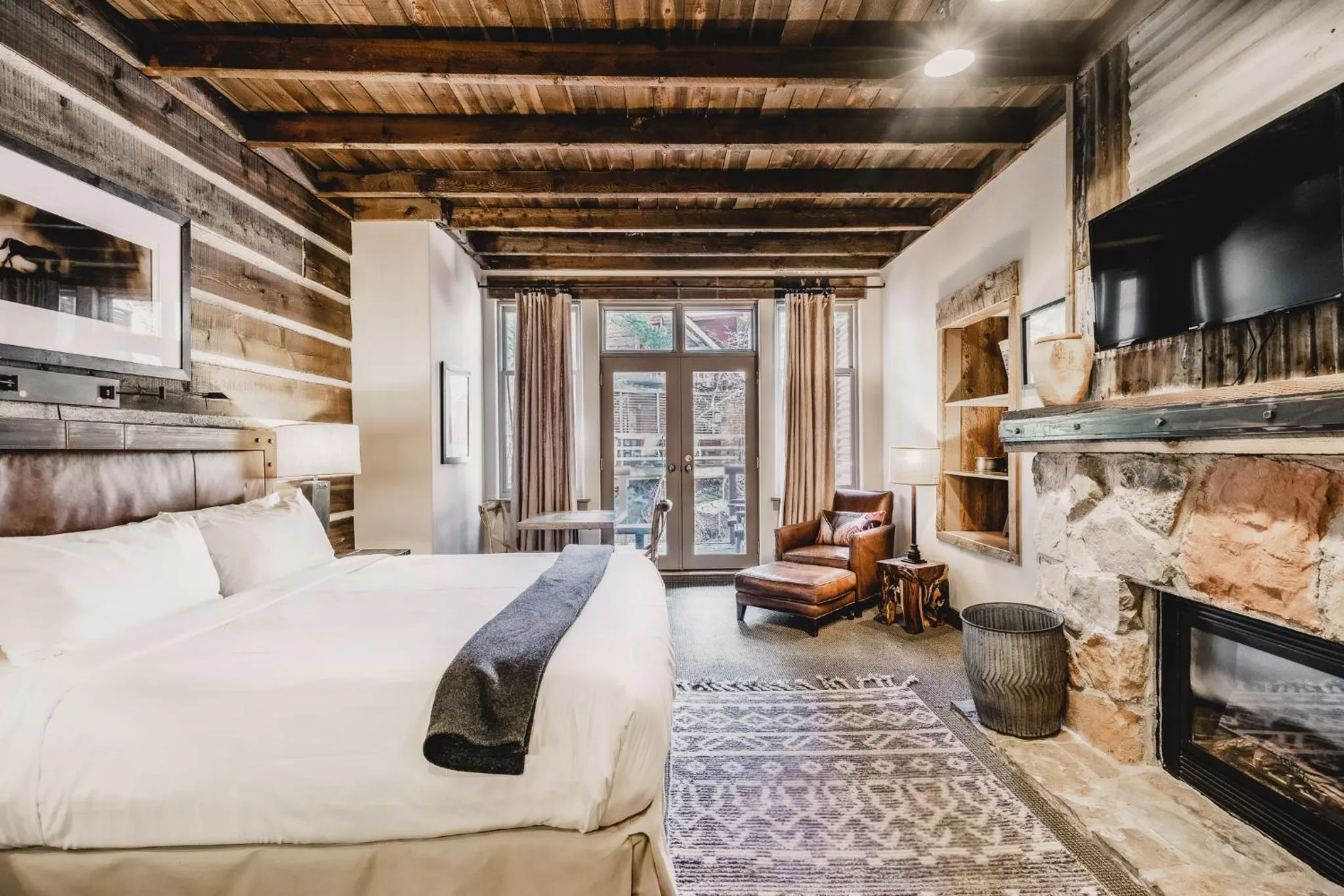 Bed in Sundance Mountain Resort