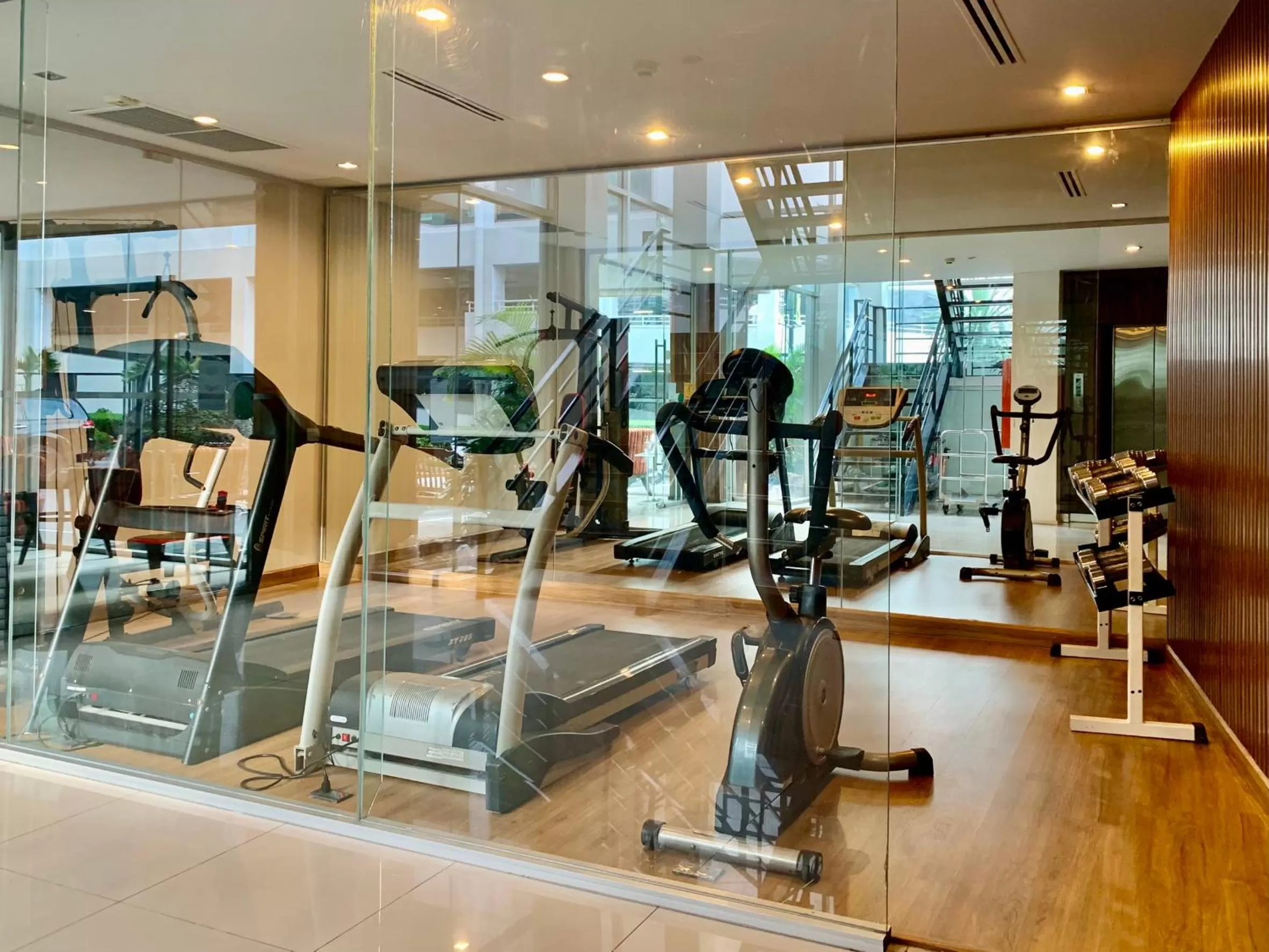 Fitness centre/facilities in The Bedrooms Boutique Hotel Bangkok