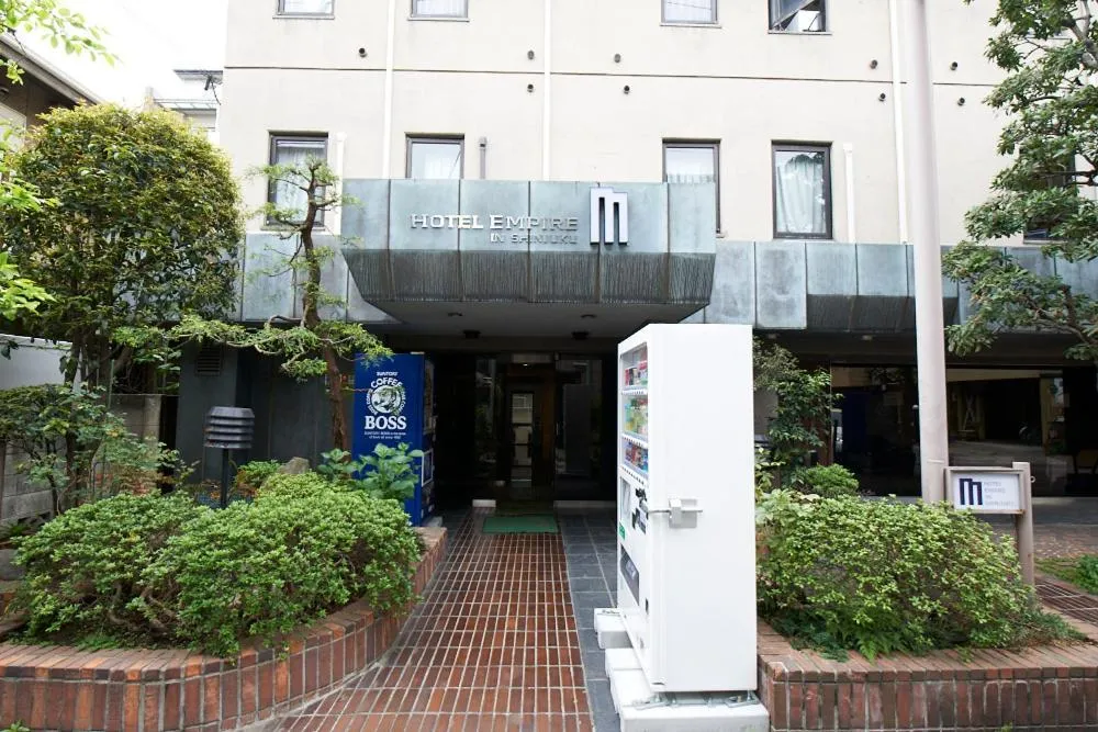 Facade/entrance in Hotel Empire in Shinjuku
