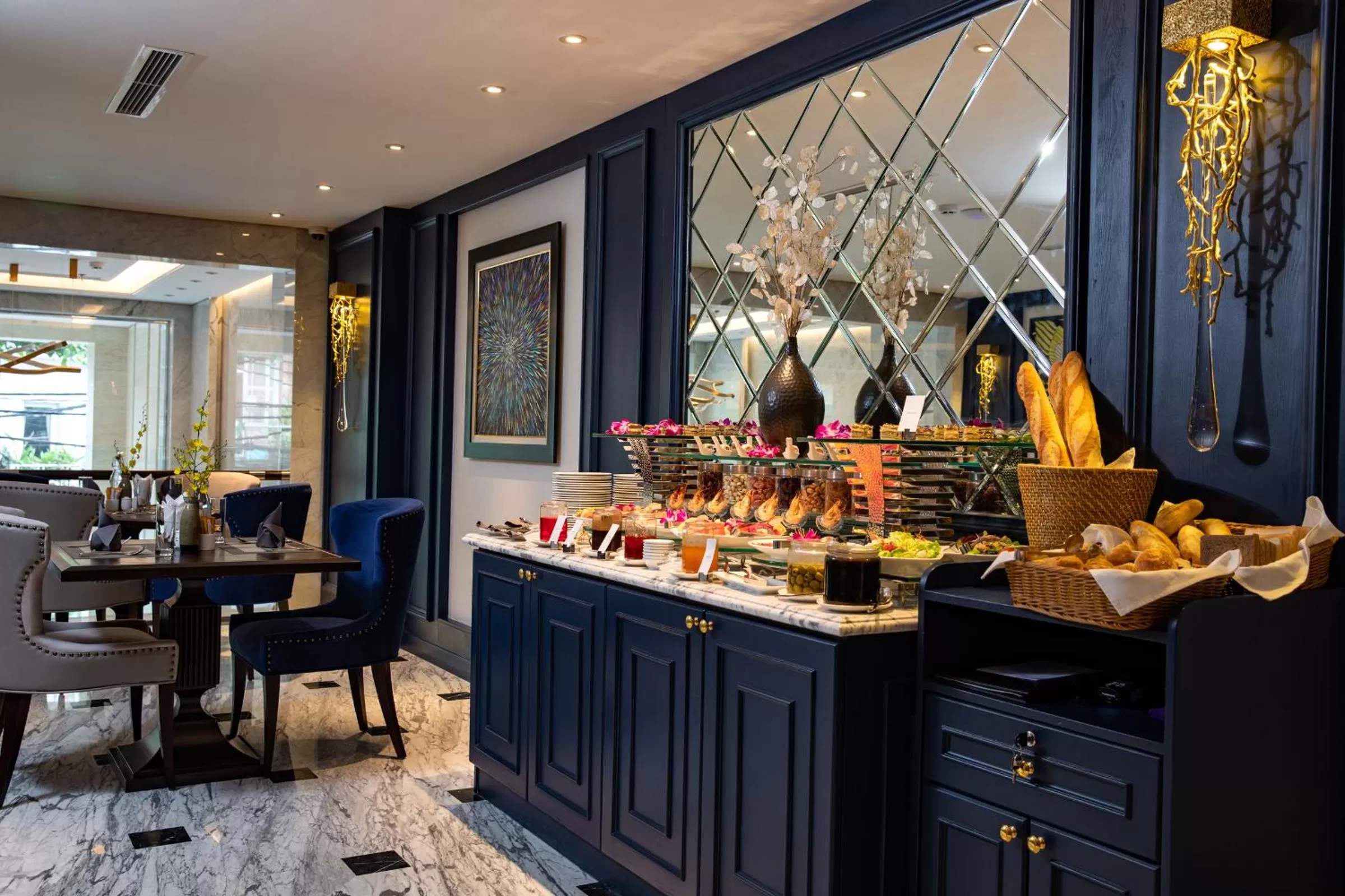 Breakfast in Soleil Boutique Hotel Hanoi