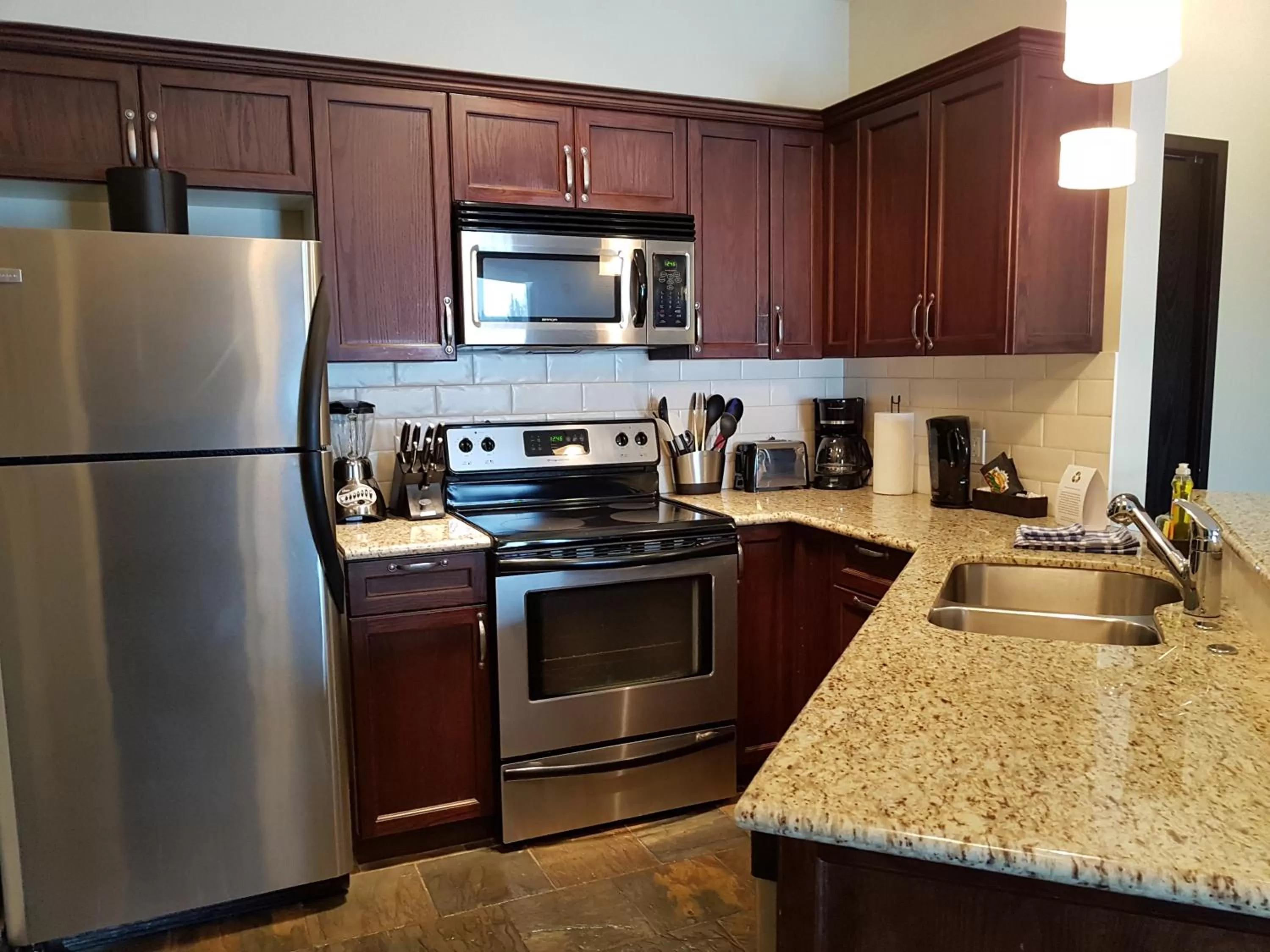 Kitchen or kitchenette in Paradise Resort Club and Spa
