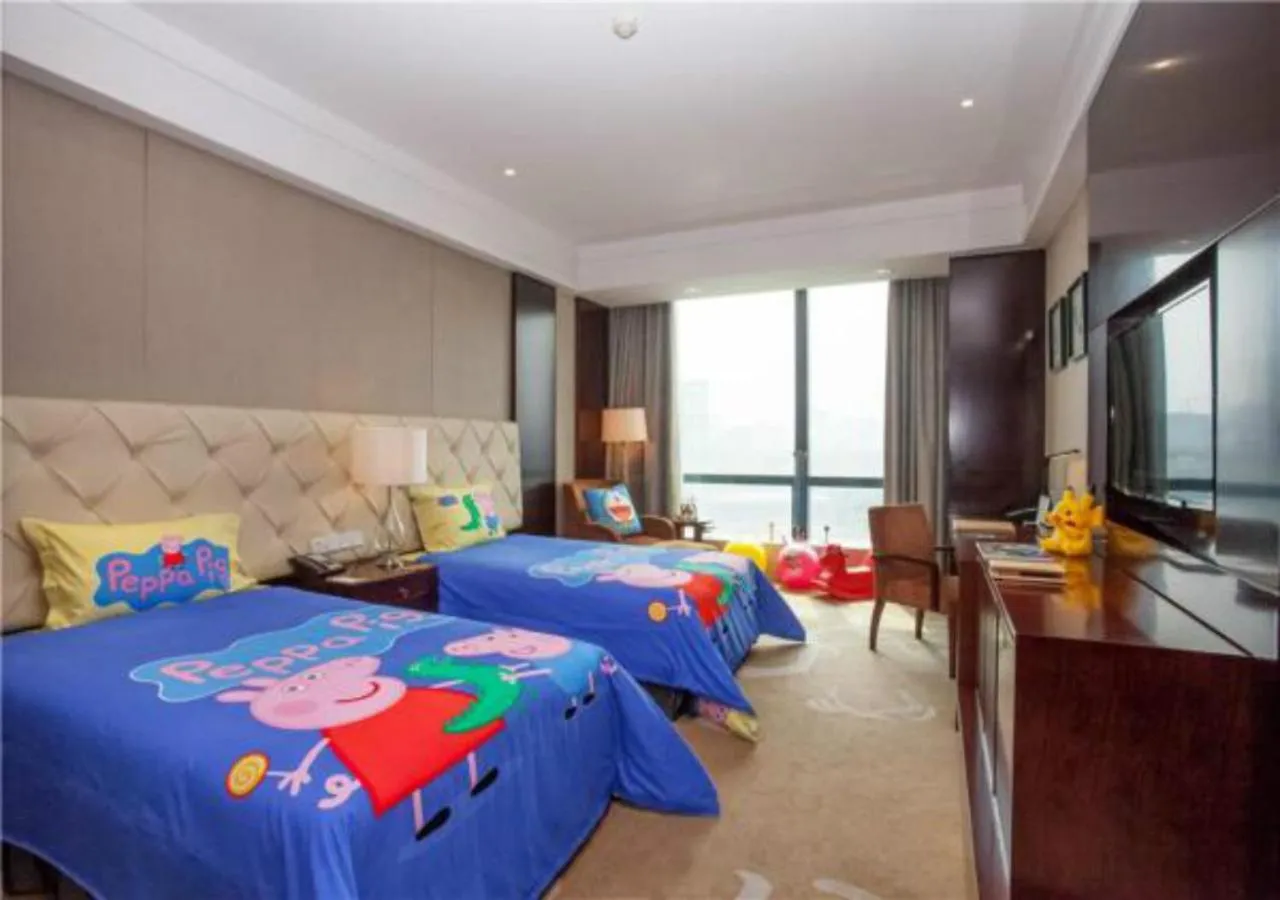 Living room, Bed in Grand Barony Xi'an