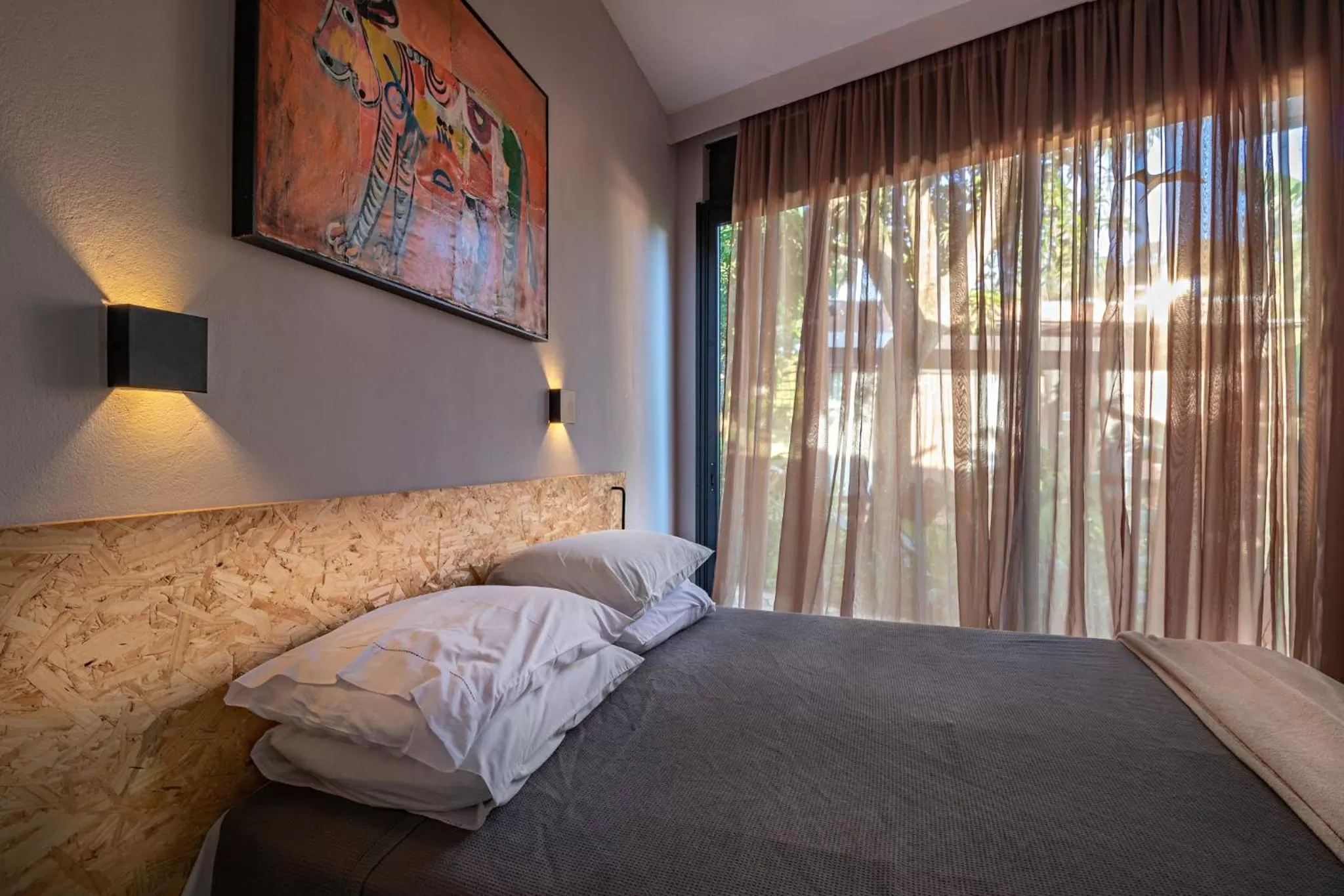 Bed in Suítes no Quintal