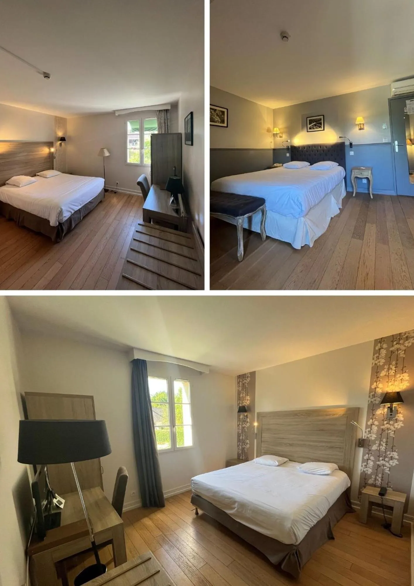 Bed in Logis Hostellerie des Clos et restaurant Bistrot des grands crus et Maison de la tour Chablis