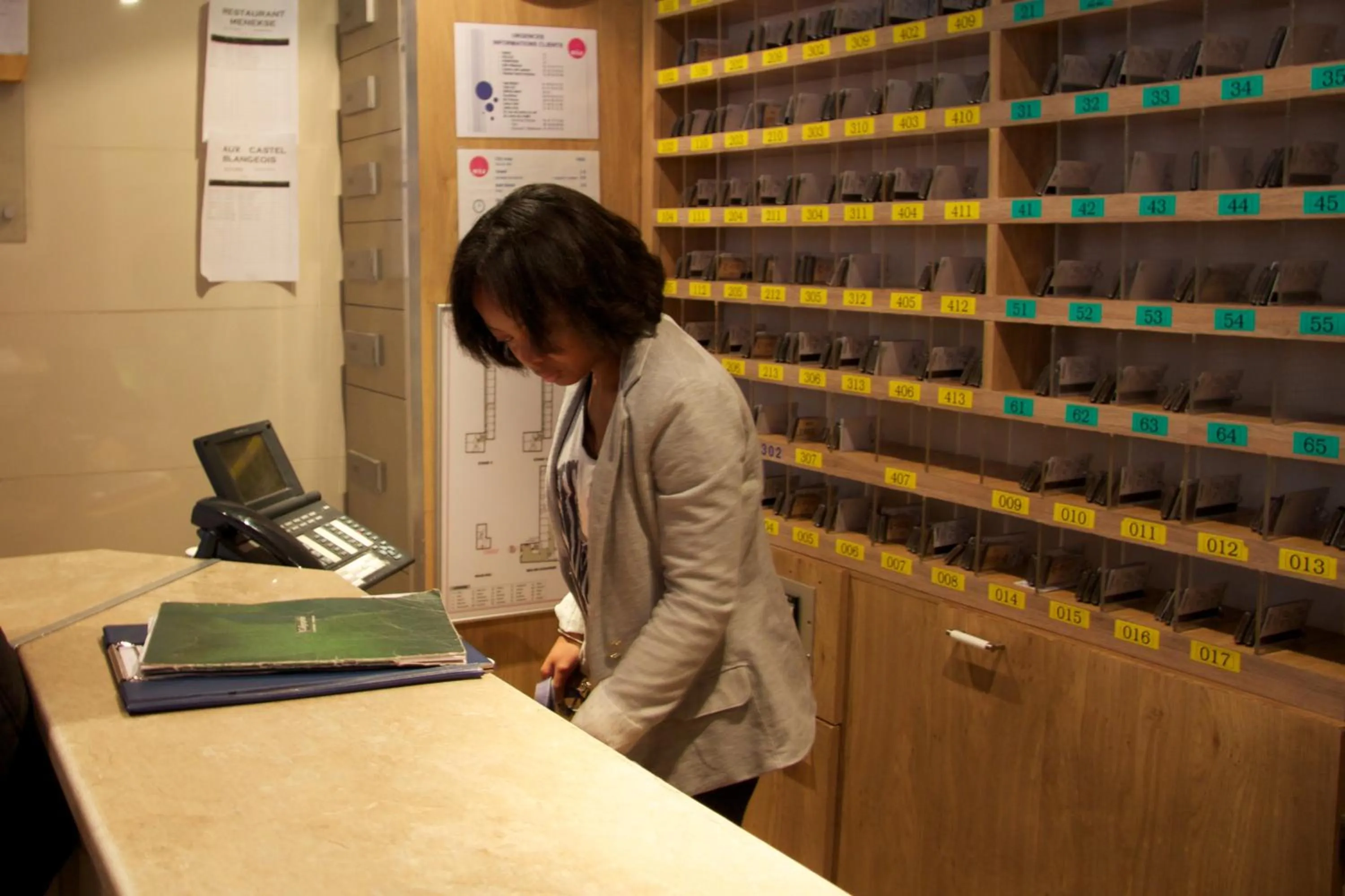 Lobby or reception in Auberge Internationale des Jeunes