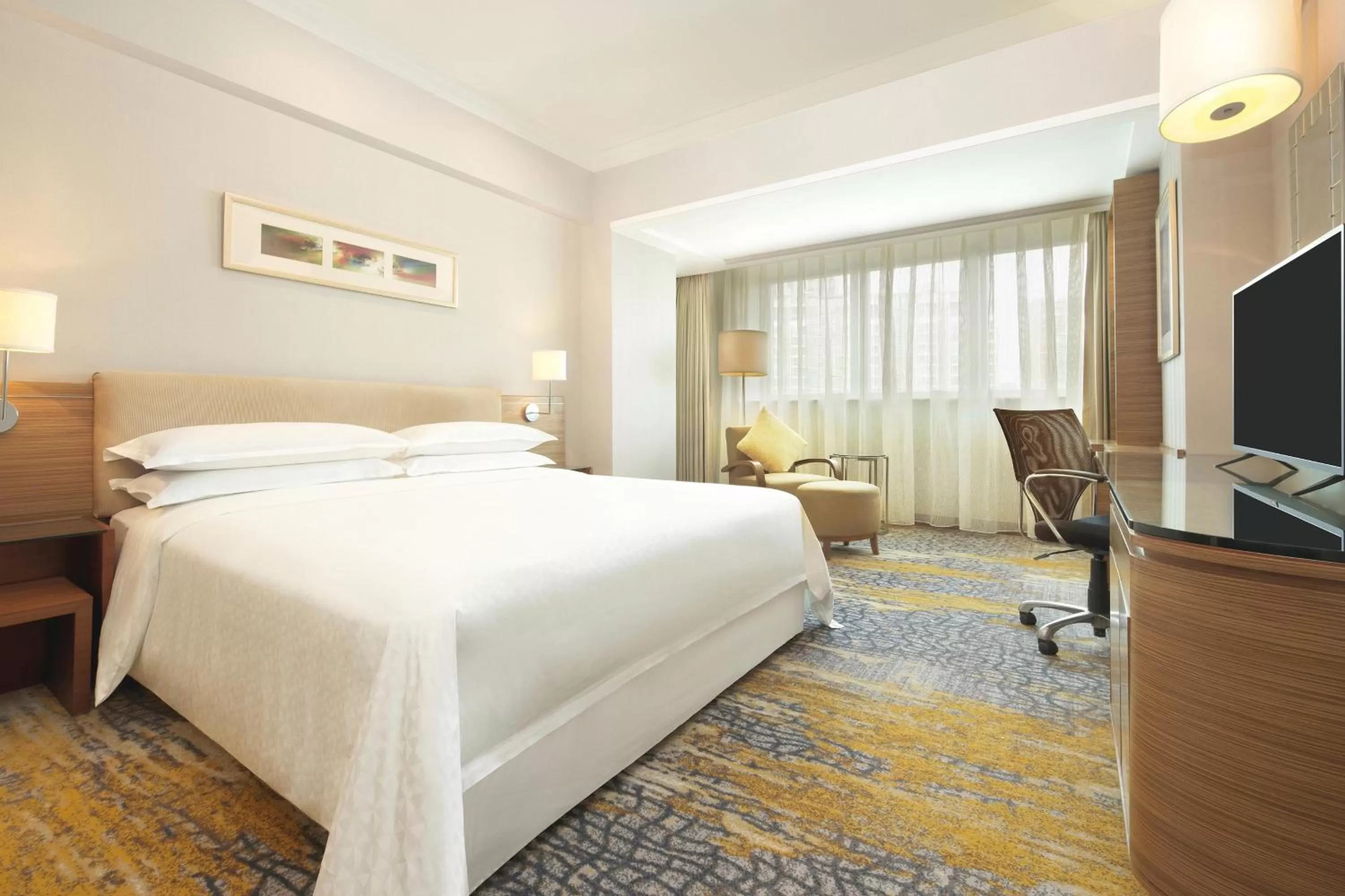 Photo of the whole room, Bed in Four Points by Sheraton Shanghai, Pudong