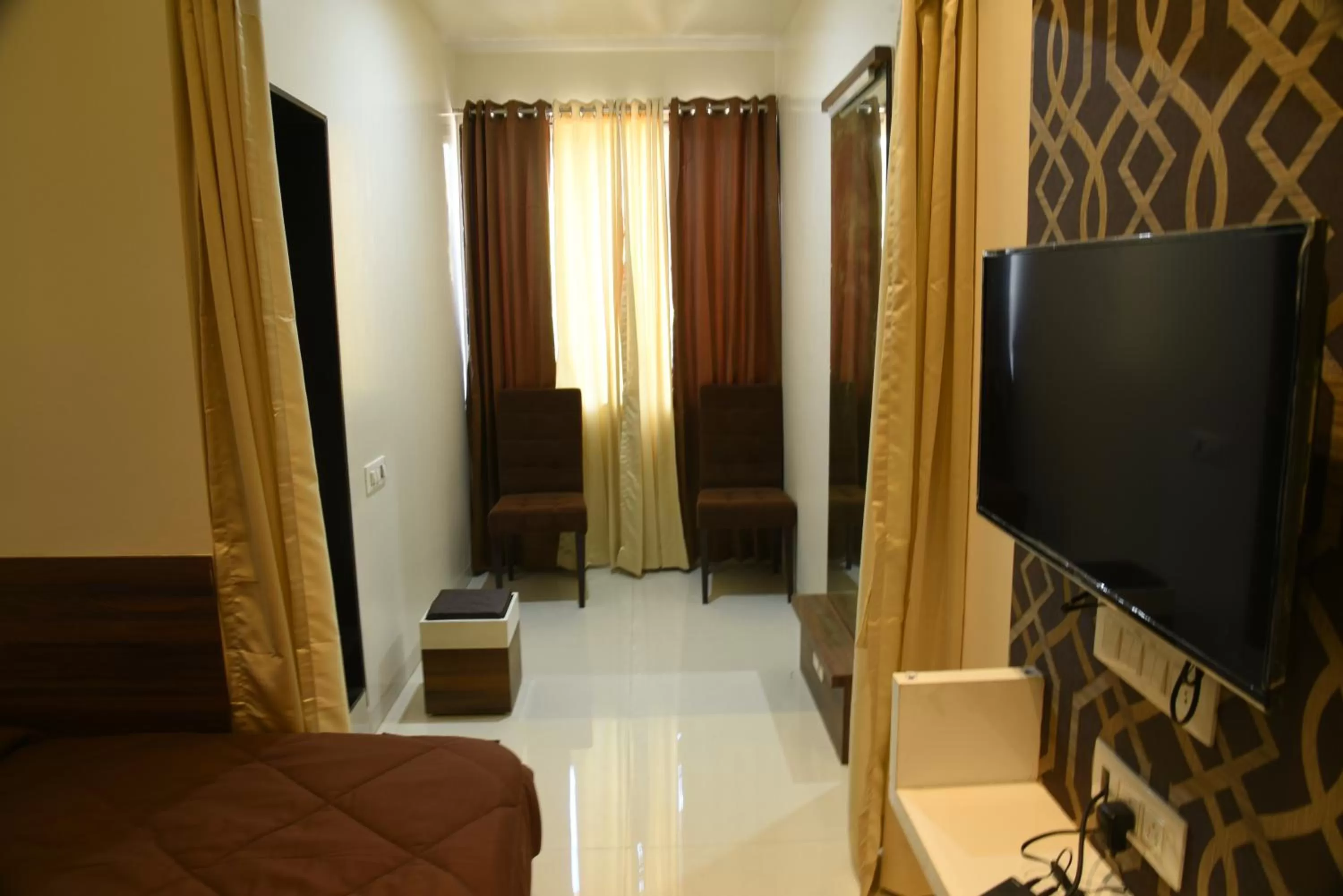 Living room in Hotel Pushpak