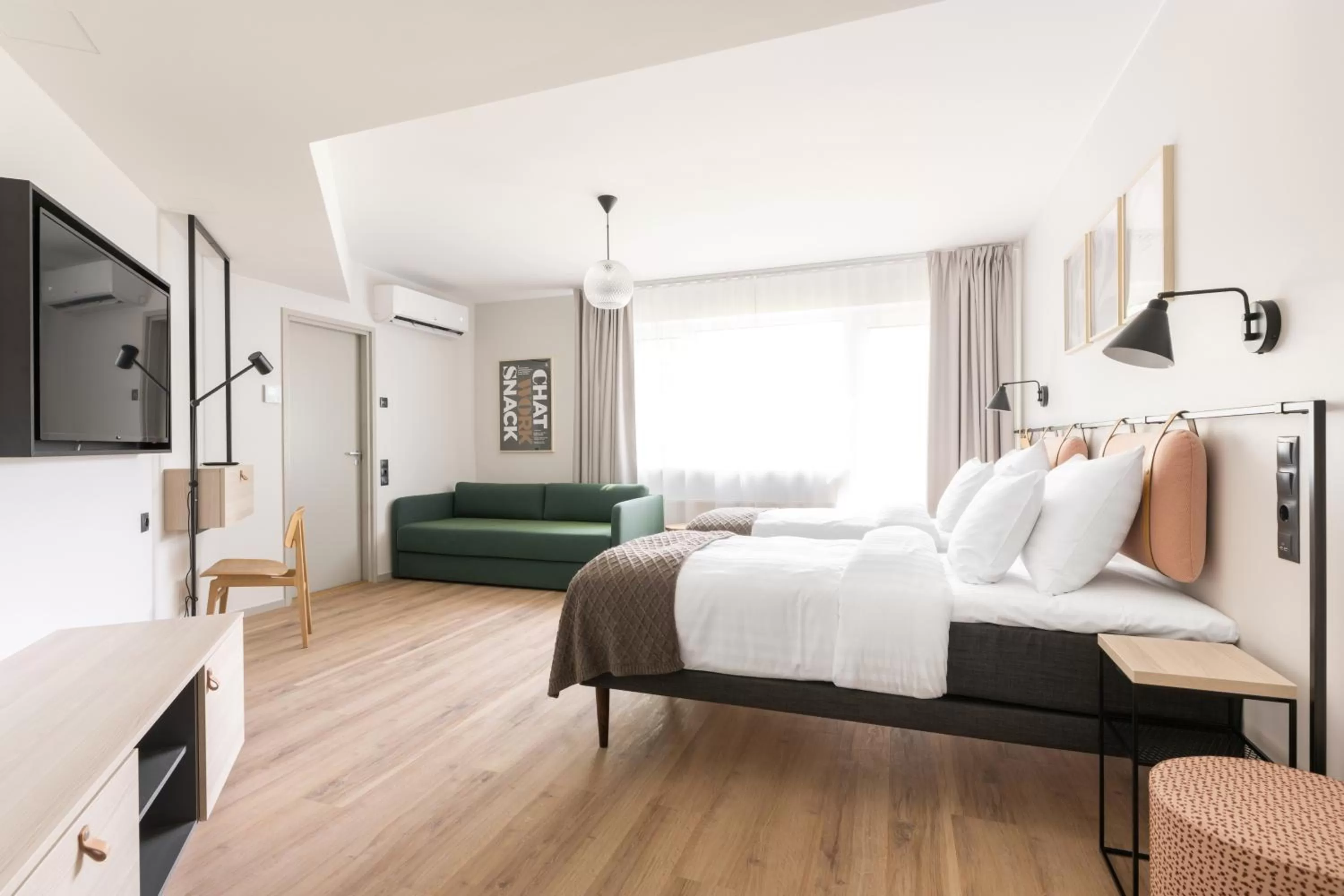 Photo of the whole room, Bed in Oru Hub Hotel Tallinn - Handwritten Collection