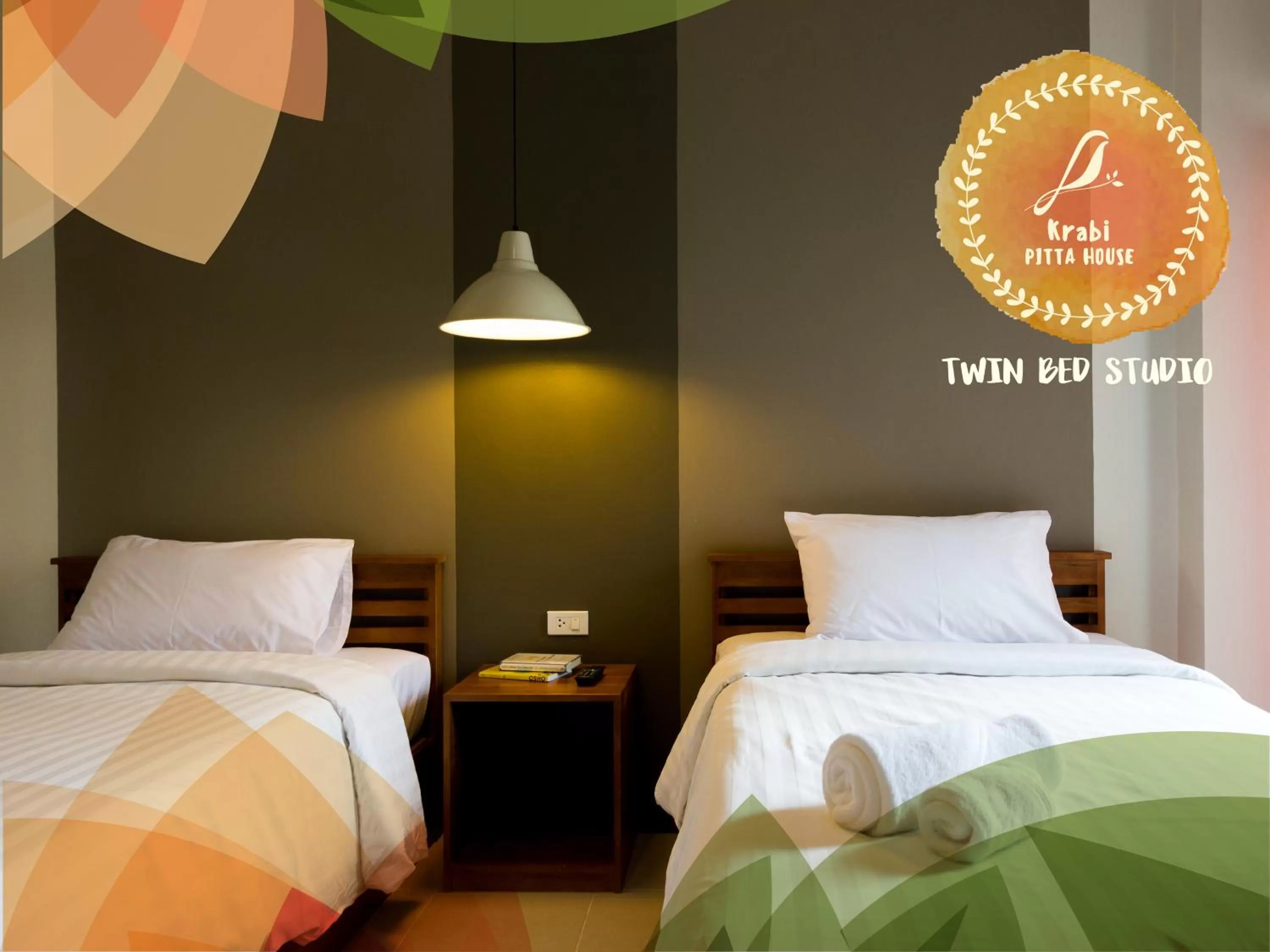 Bed in Krabi Pitta House