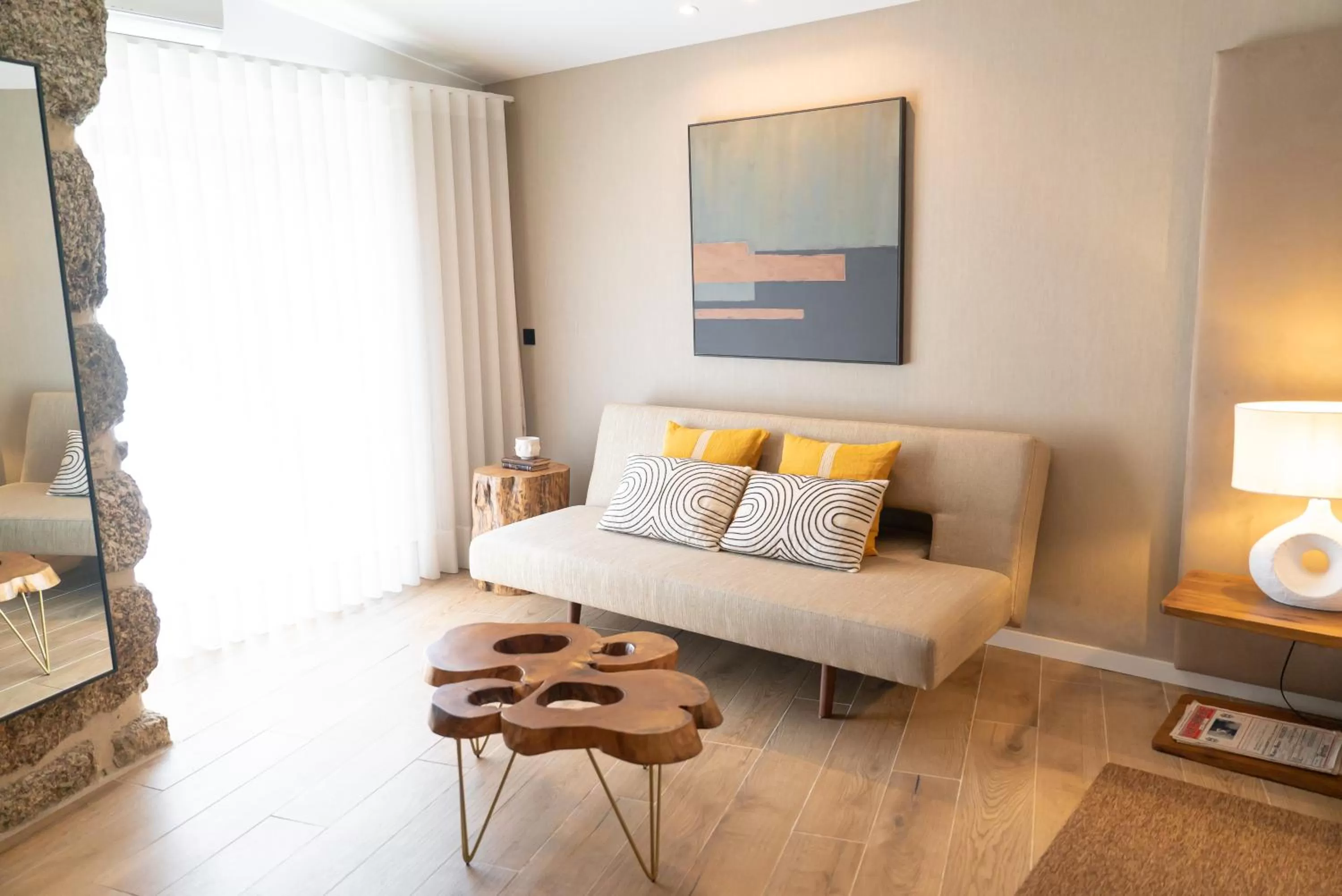 Seating area in Quinta de Silvalde